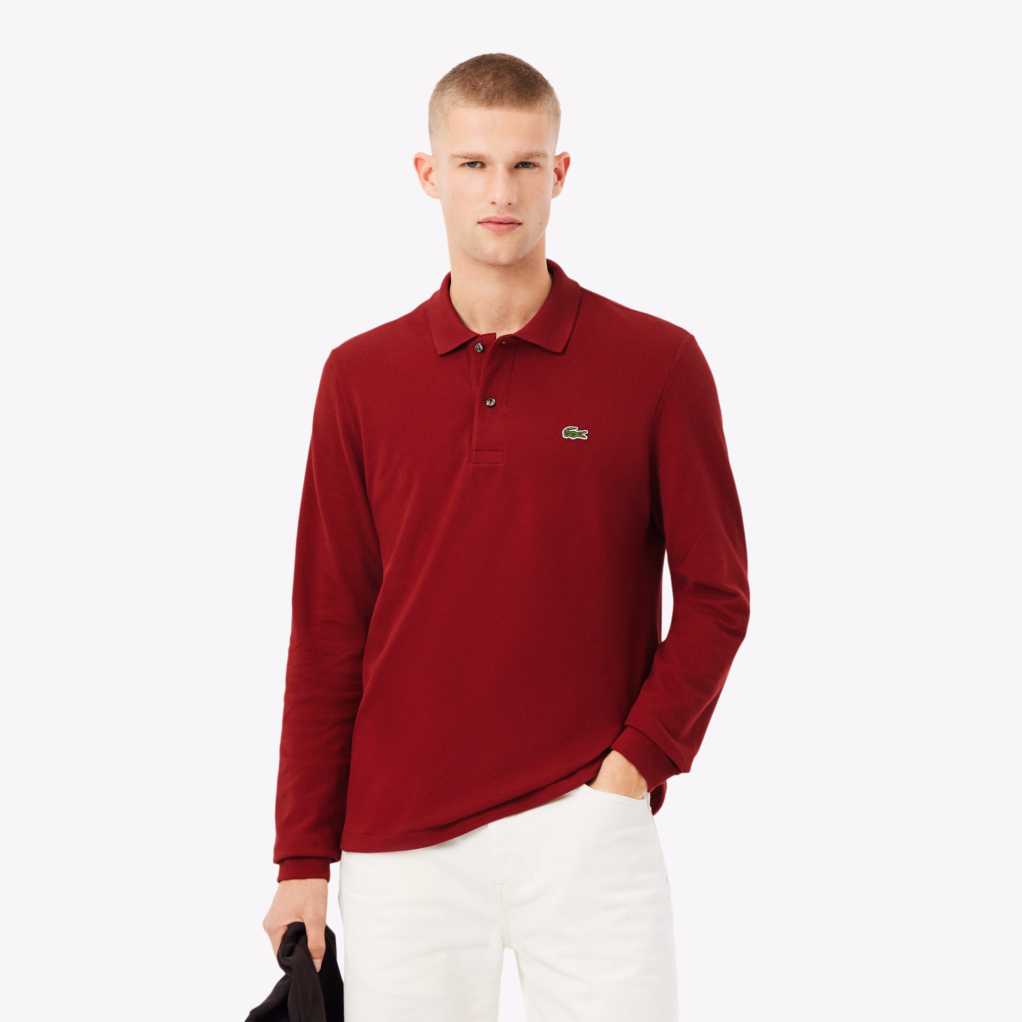 Men's Classic Fit Long Sleeve L.12.12 Polo