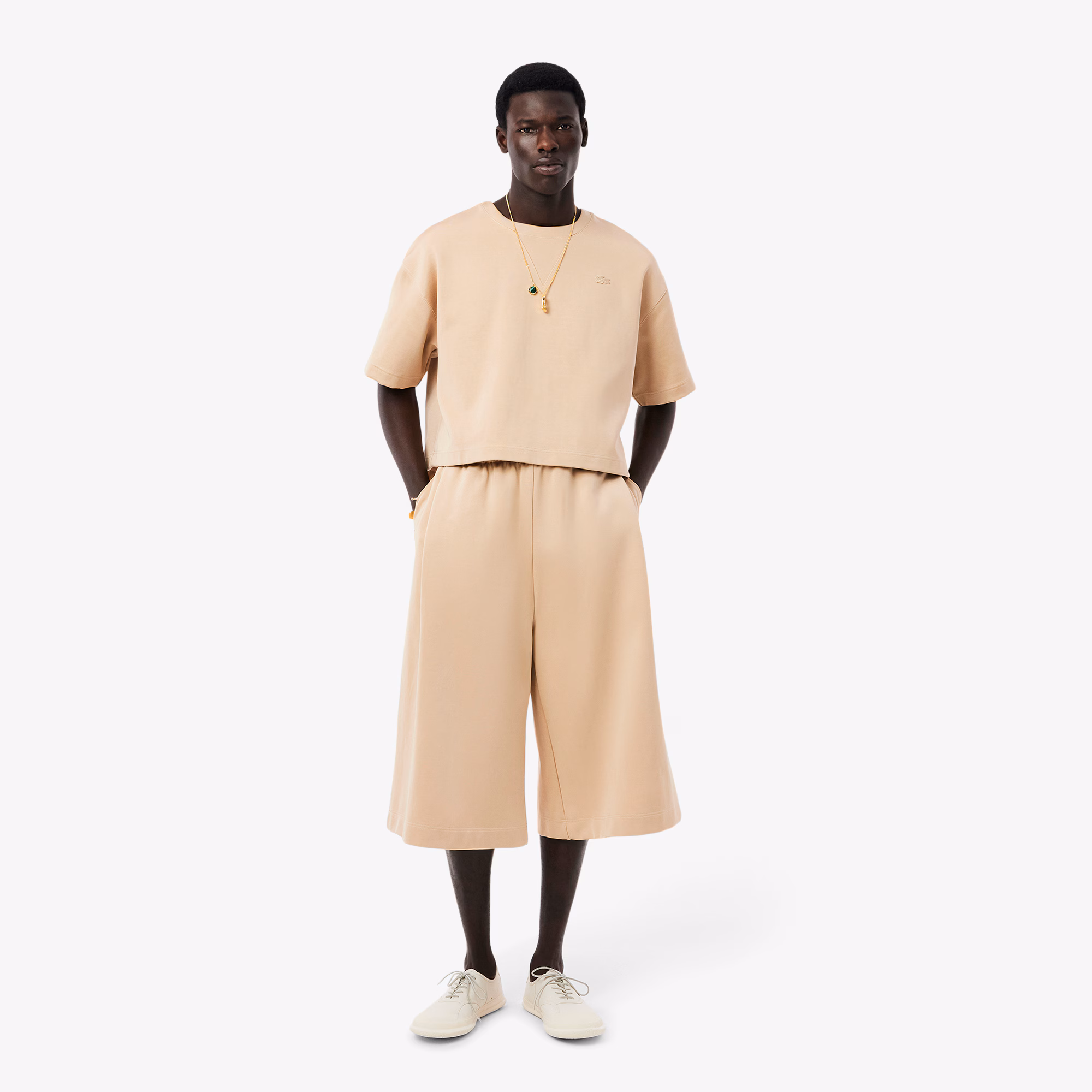 Men's Runway Oversized Satin Shorts