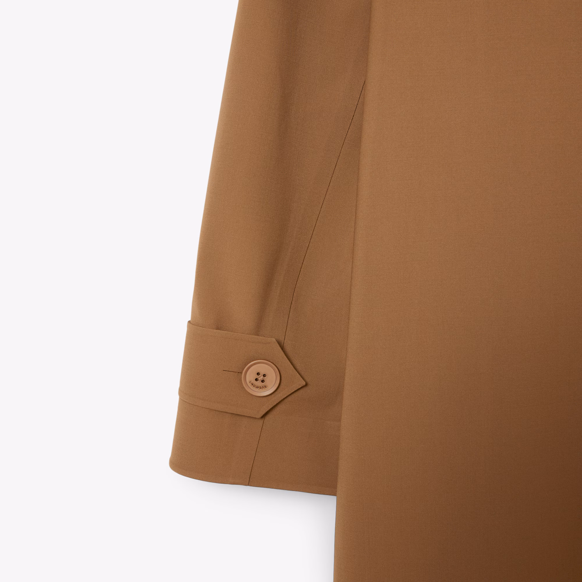 Runway Wool Blend Trench Coat