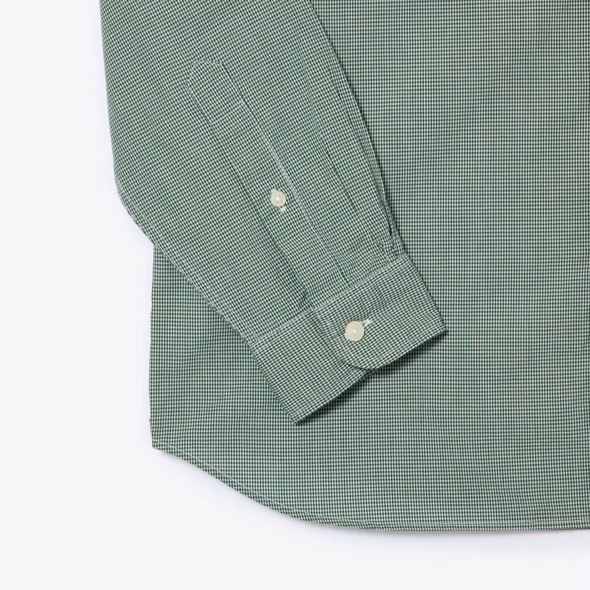 Men's Regular Fit Gingham Poplin Shirt