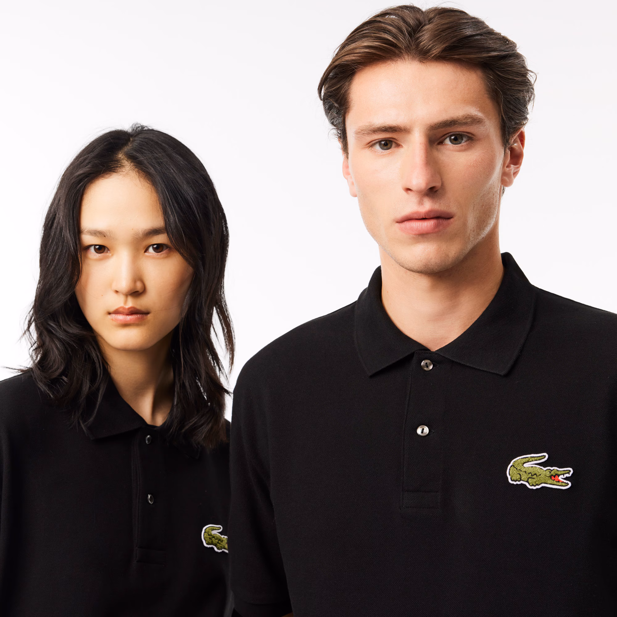 Unisex Loose Fit L.12.12 Piqué Badge Polo