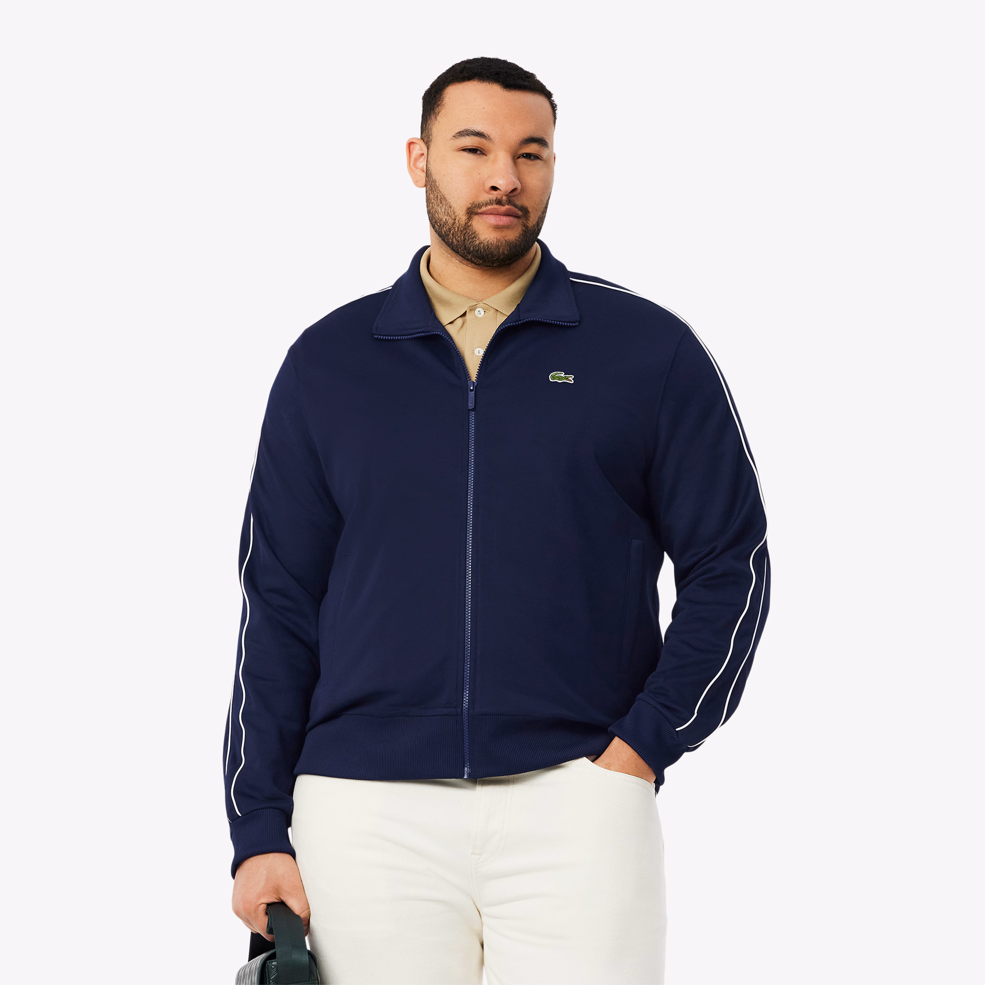 Men's Paris Piqué Zip-Up Track Jacket