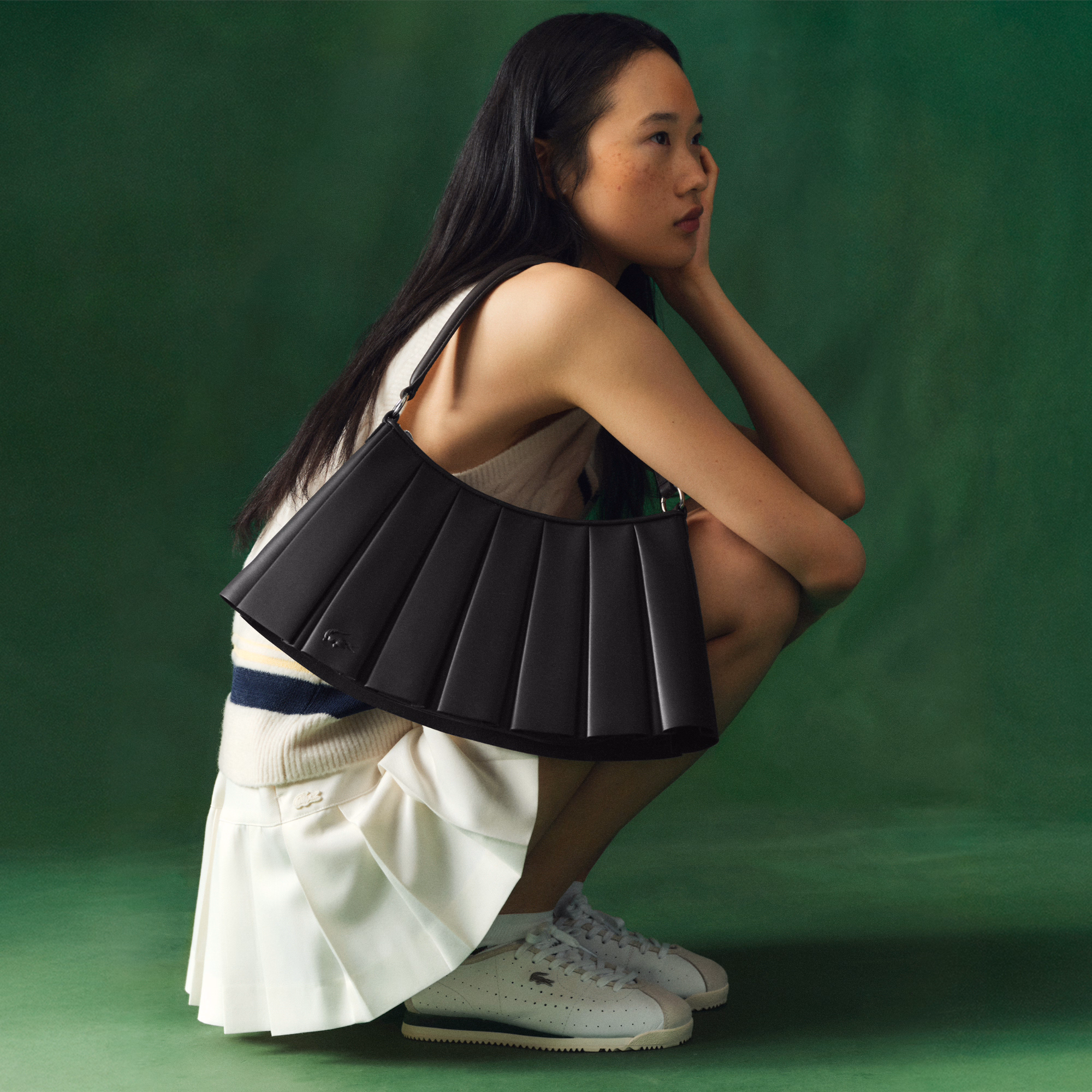 Medium Runway Lenglen Leather Bag