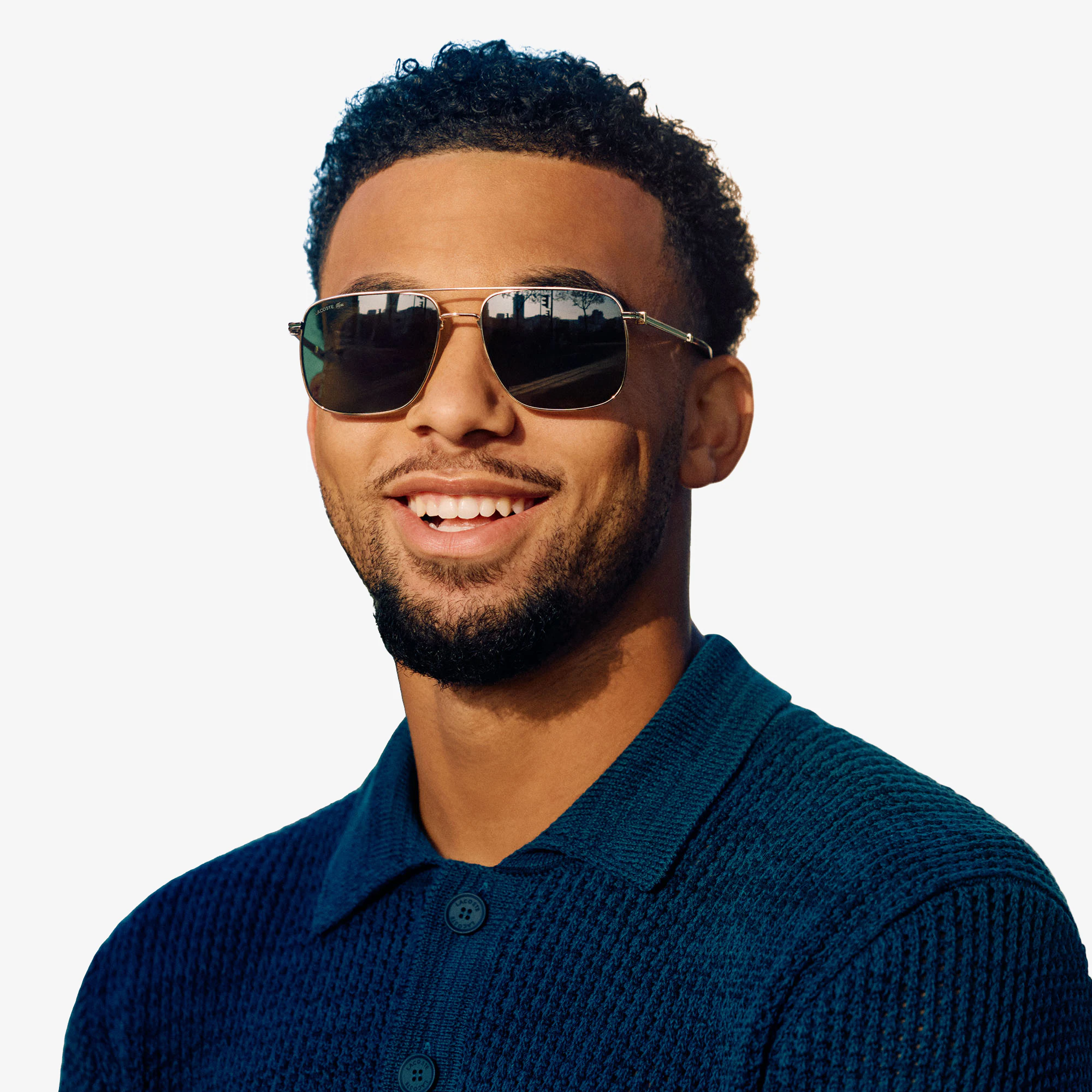 The Line Metal Navigator Glasses