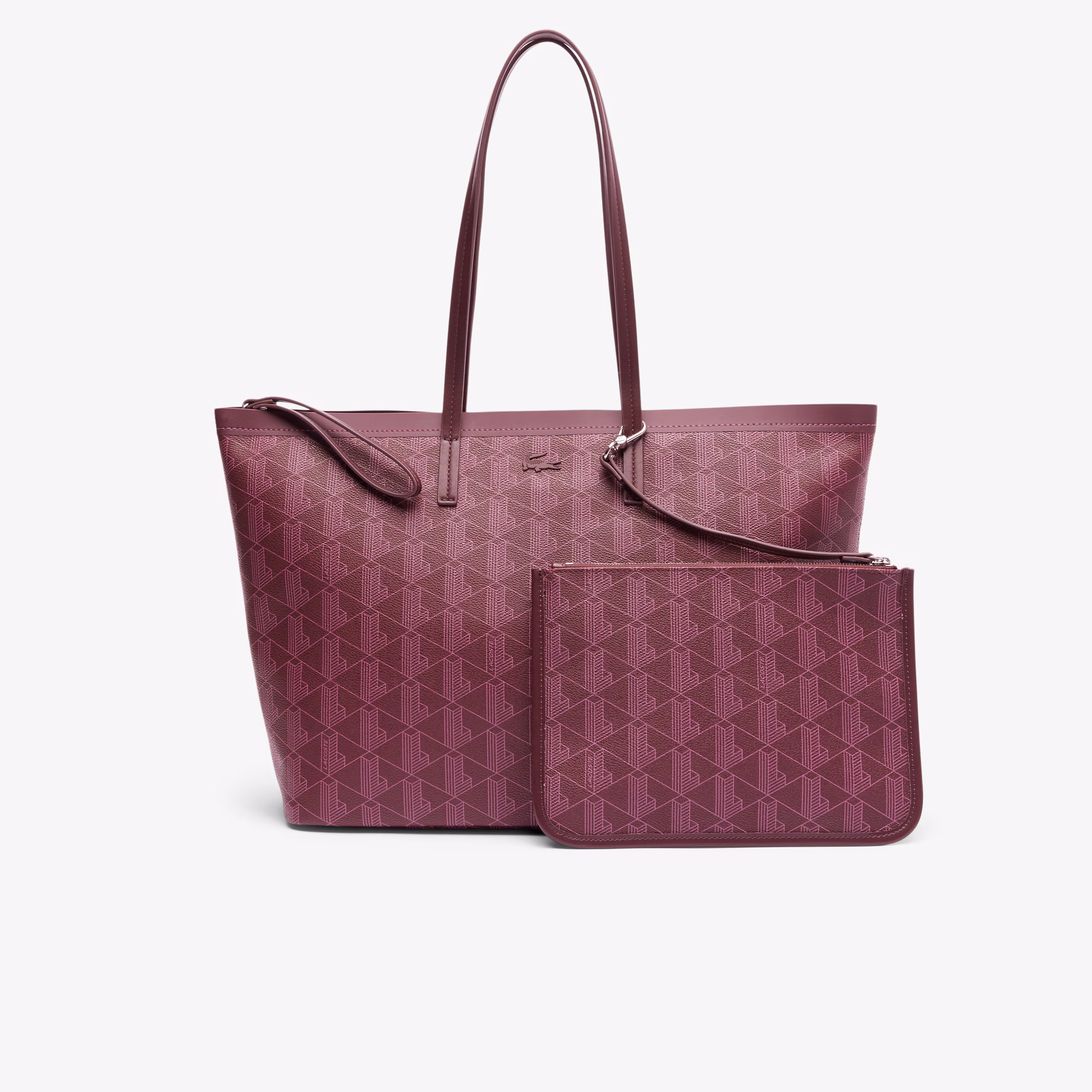 Zely Grained Tote & Pouch