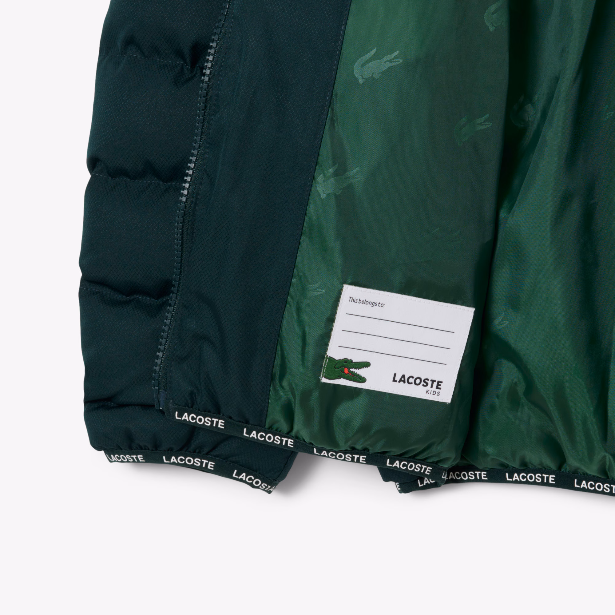 Kids' Hooded Diamond Puffer Jacket