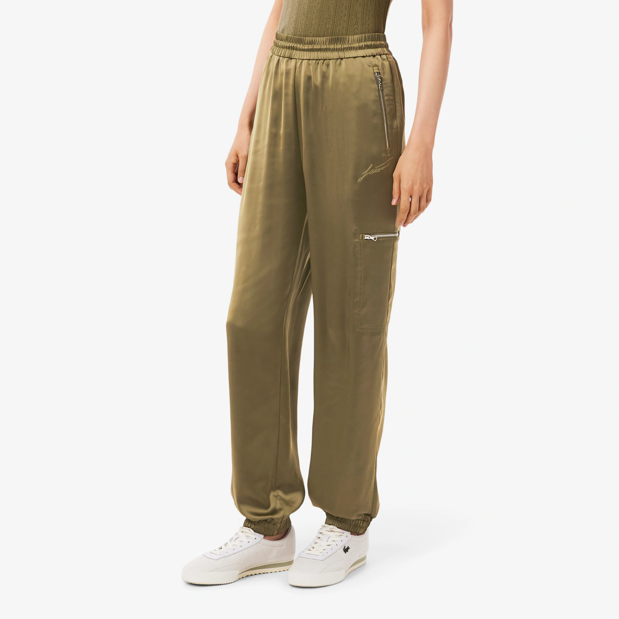 Women's Oversized Satin Sweatpants