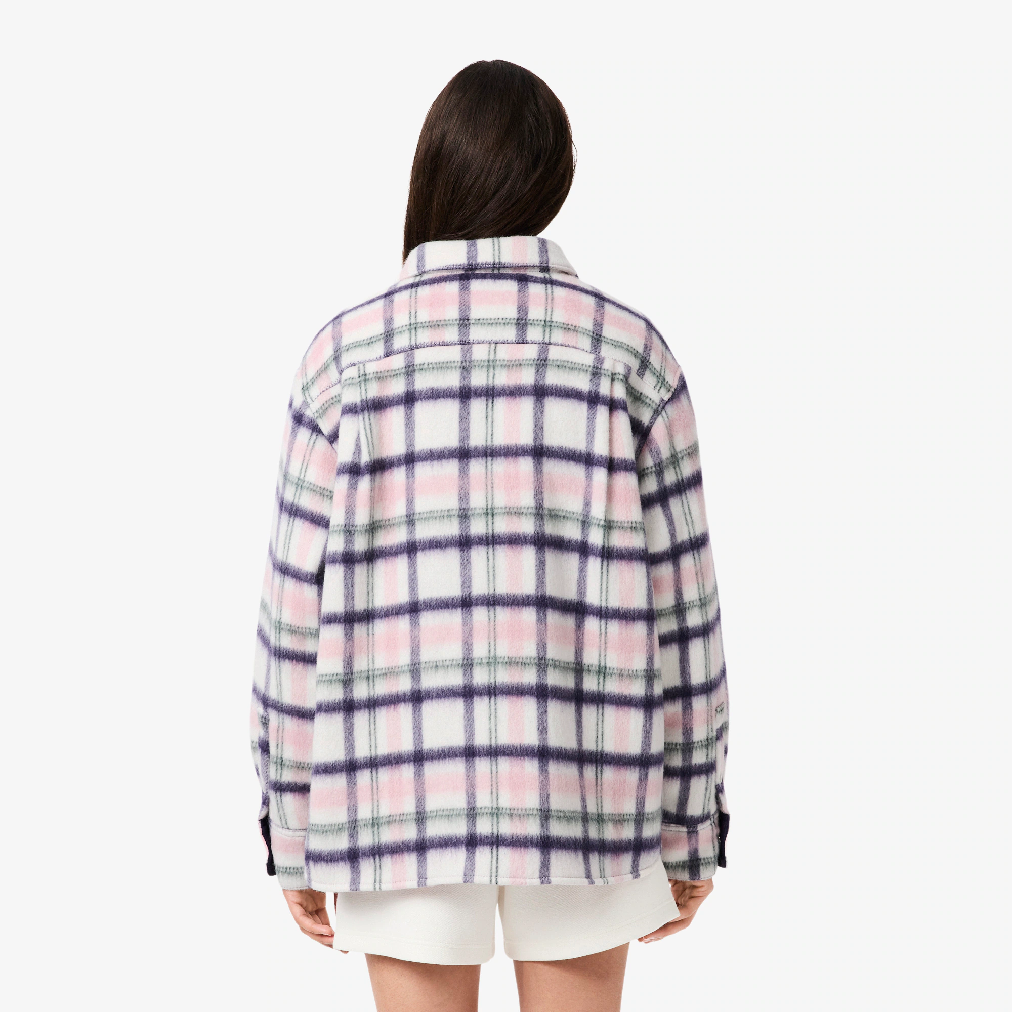 Women's Oversized Quilted Wool Overshirt
