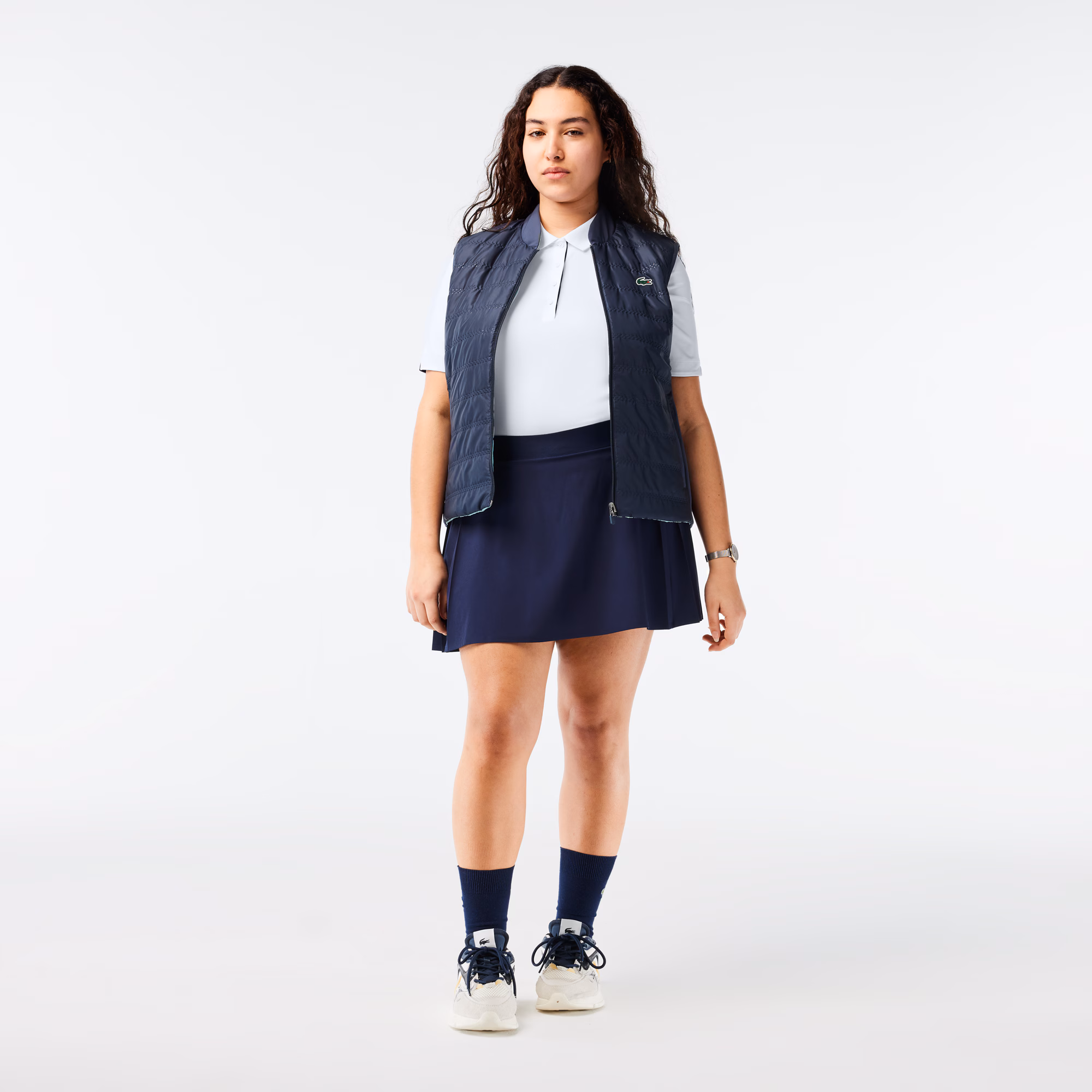 Women's Slim Fit UV Protect Stretch Golf Polo