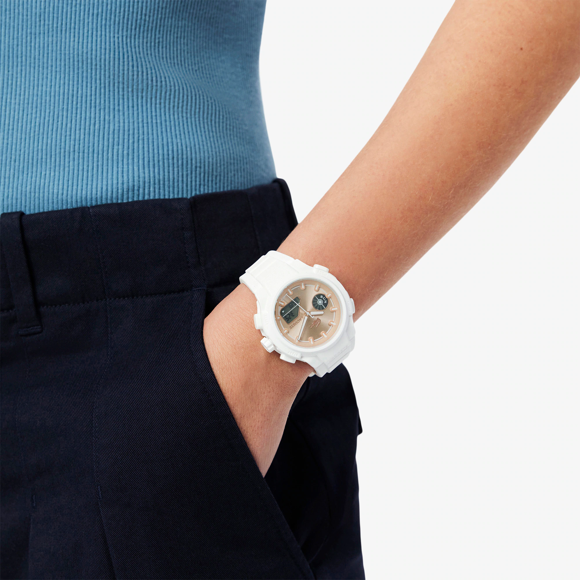 LC33 Analog and Digital Silicone Watch