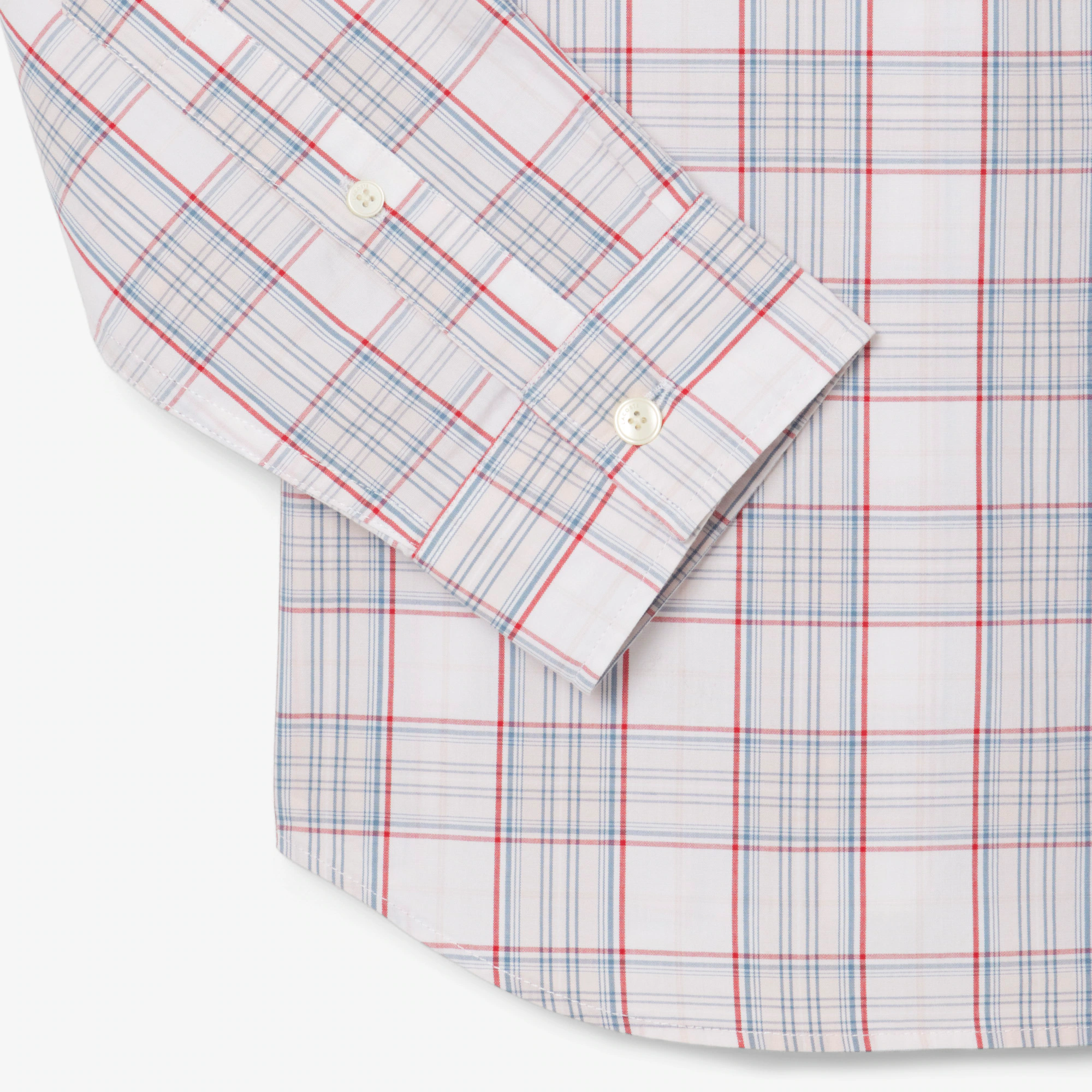 Men's Slim Fit Stretch Plaid Shirt