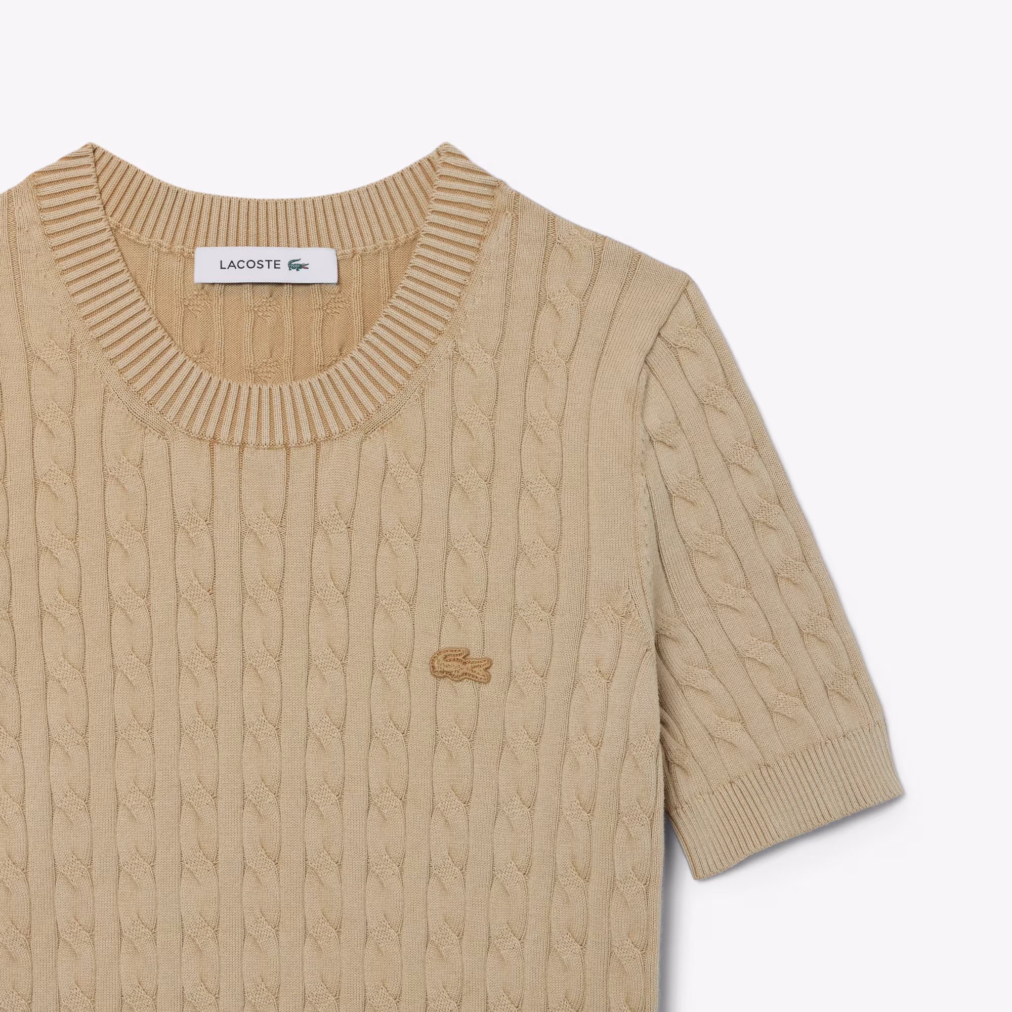 Women's Wash Effect Cable Knit Sweater