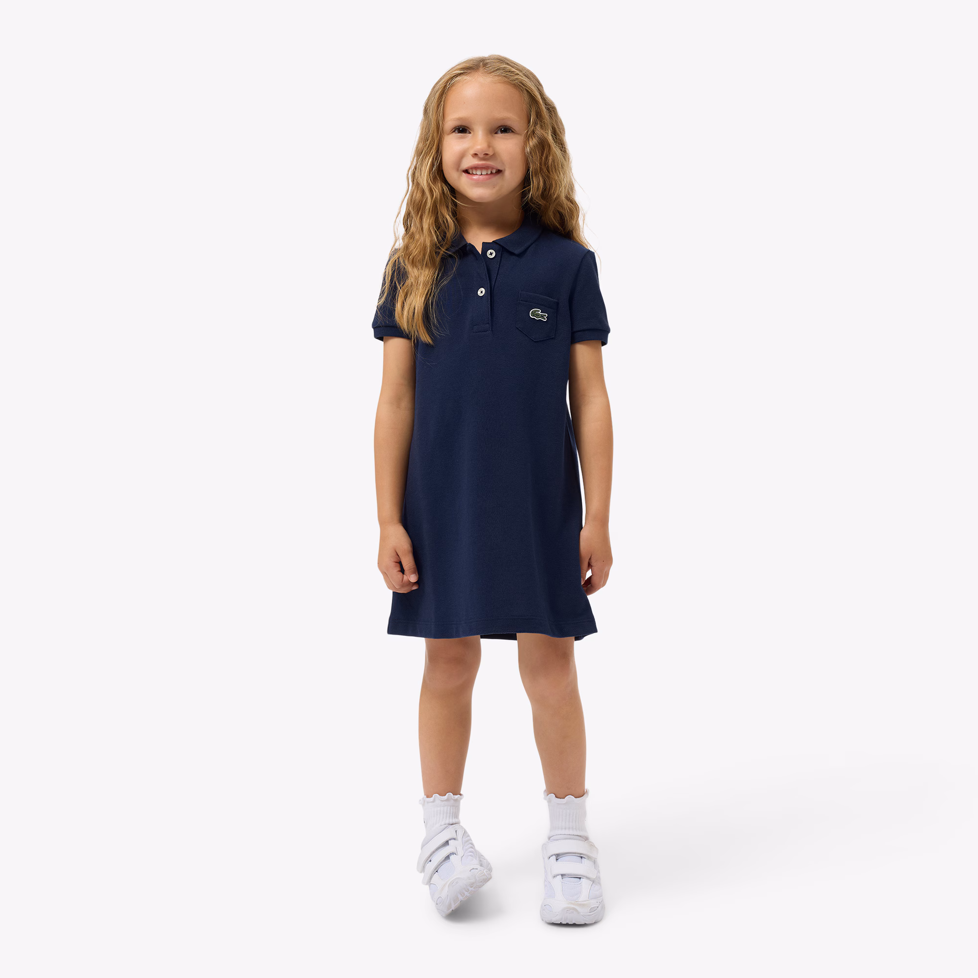 Girls' Piqué Polo Dress