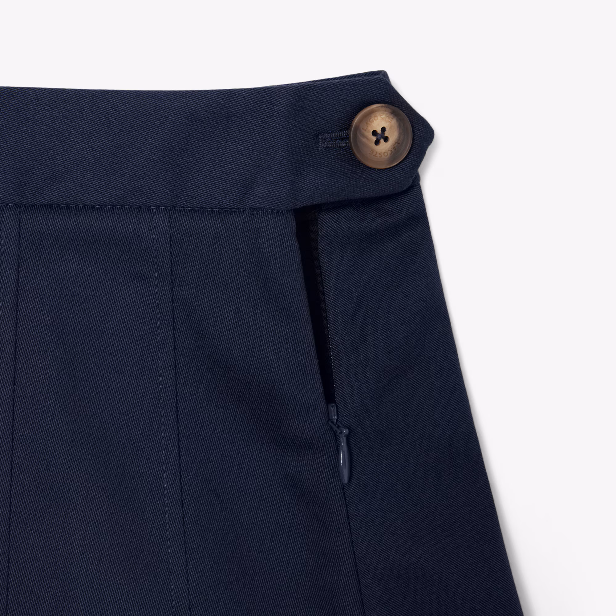 Women's Short Stretch Cotton Pleated Skirt