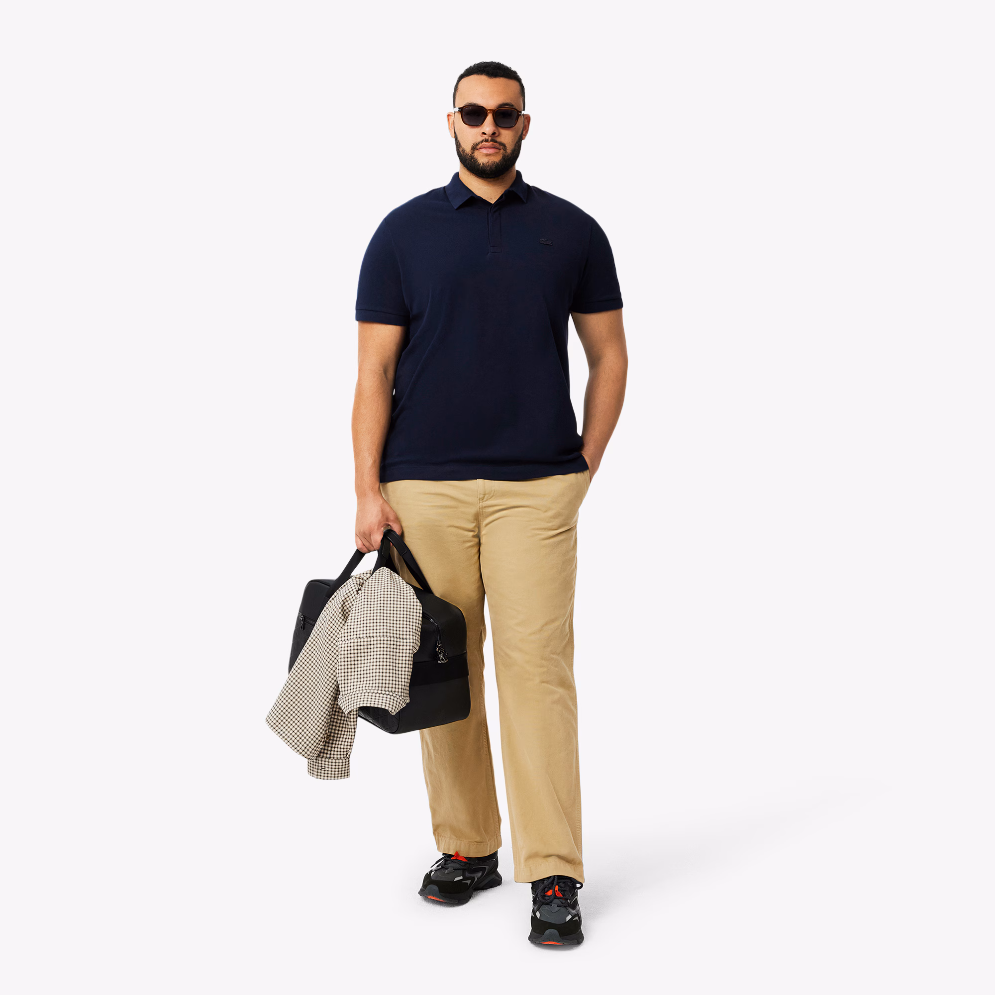 Men's Regular Fit Paris Stretch Piqué Polo