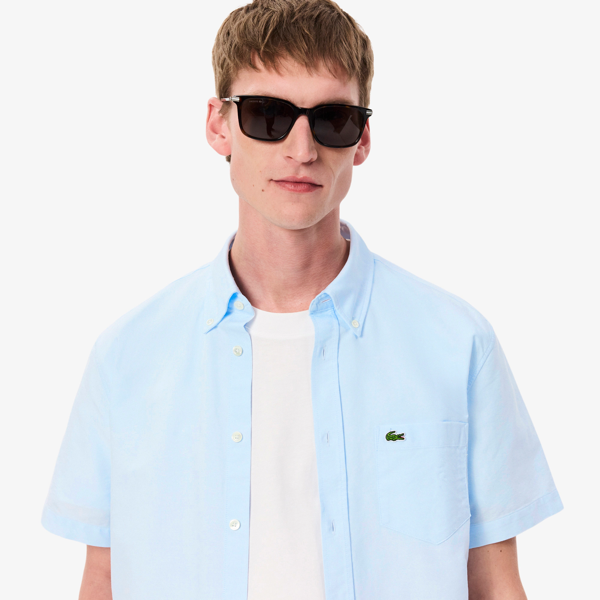 Men's Regular Fit Short Sleeve Oxford Shirt