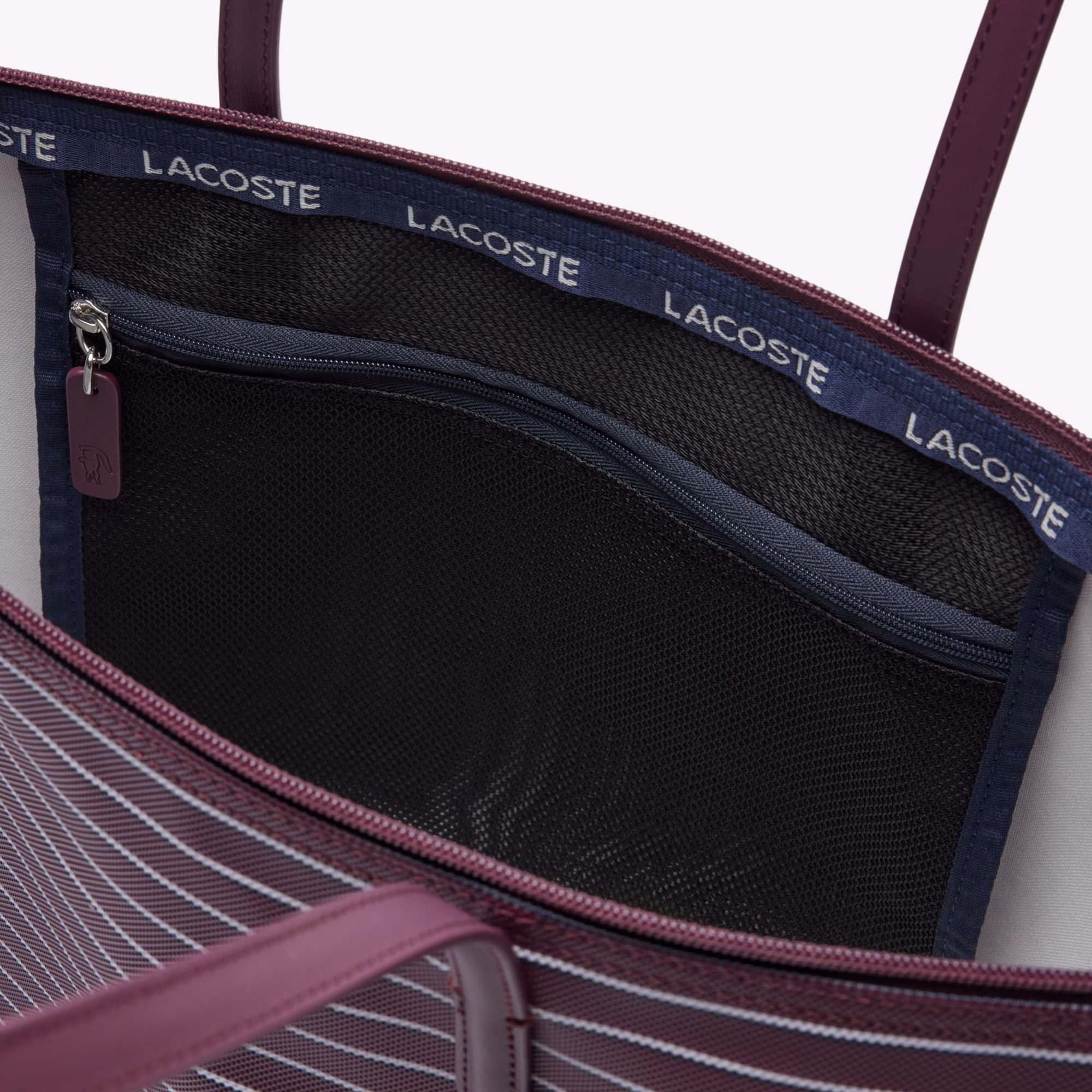 Large Striped L.12.12 Concept Tote