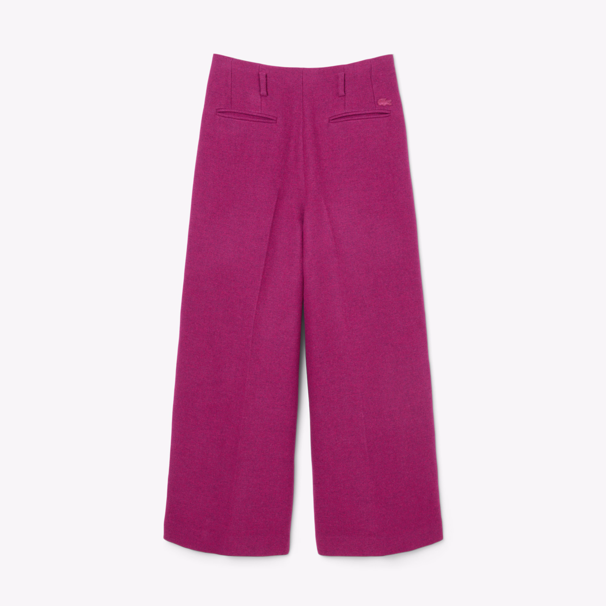Runway Slub Wool Wide Fit Tailored Pants