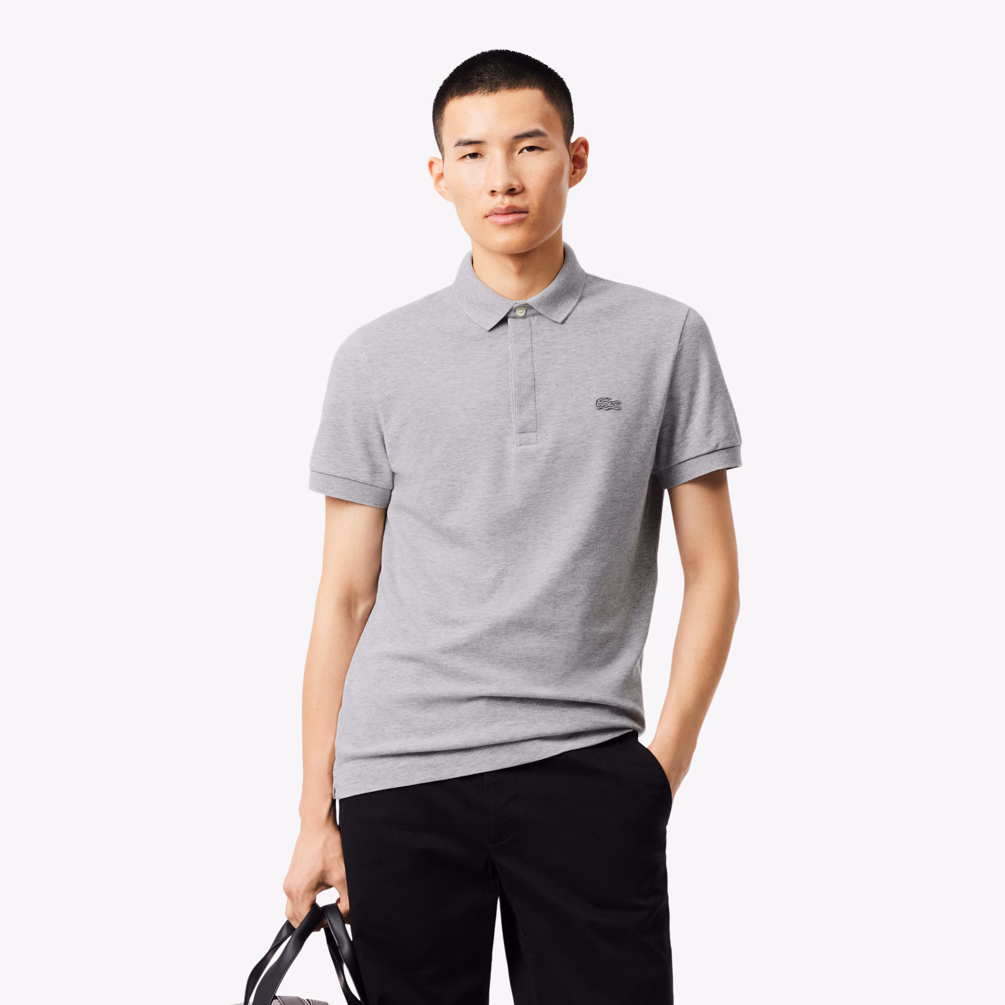 Men's Regular Fit Paris Stretch Piqué Polo