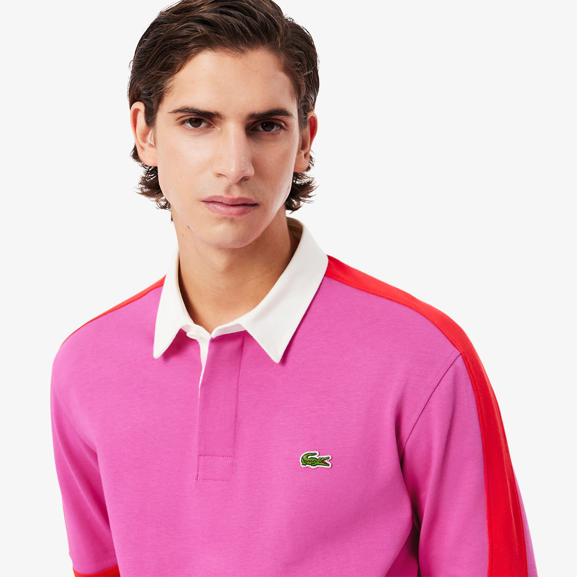 Men's Colorblock Rugby Polo