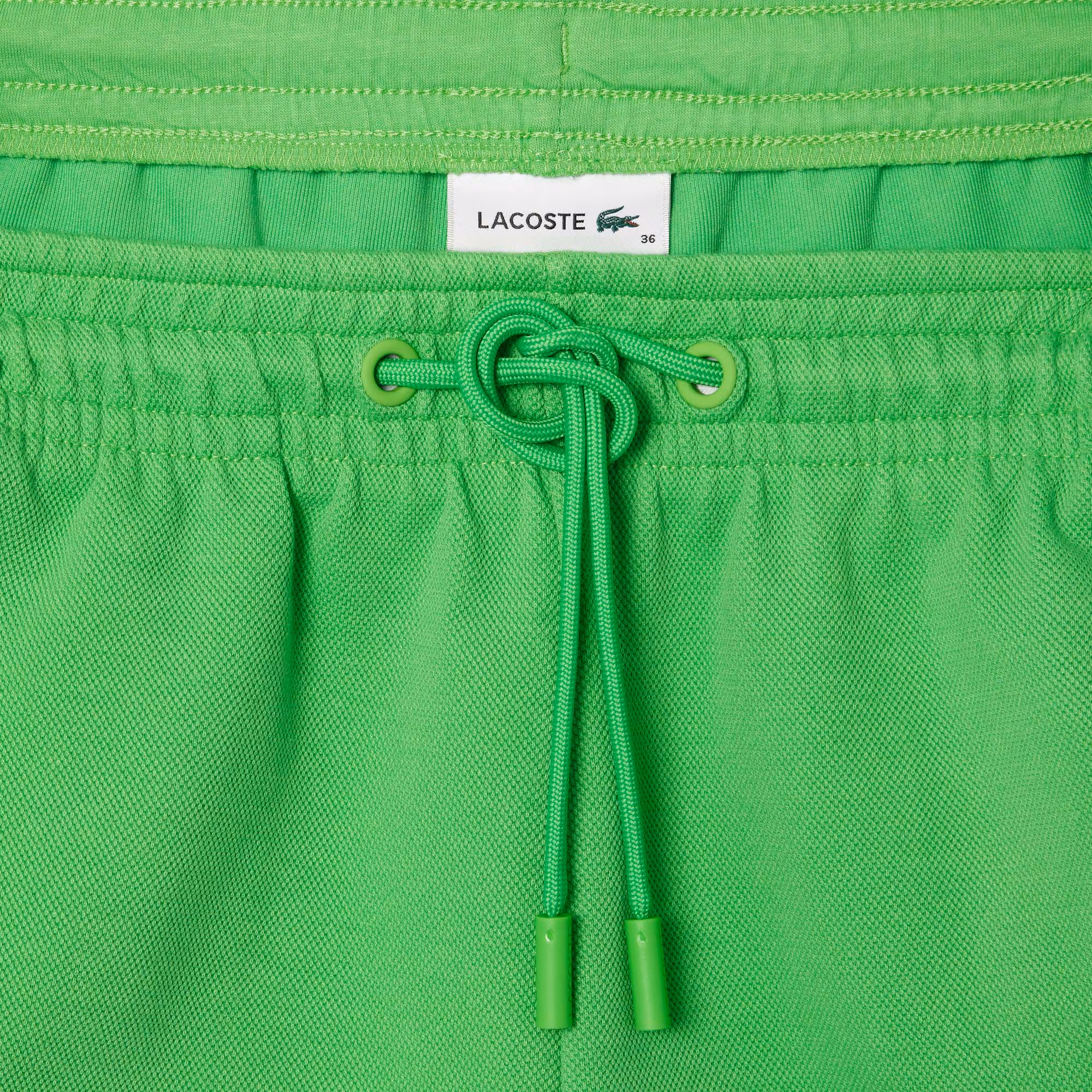 Women's Contrast Panel Piqué Shorts