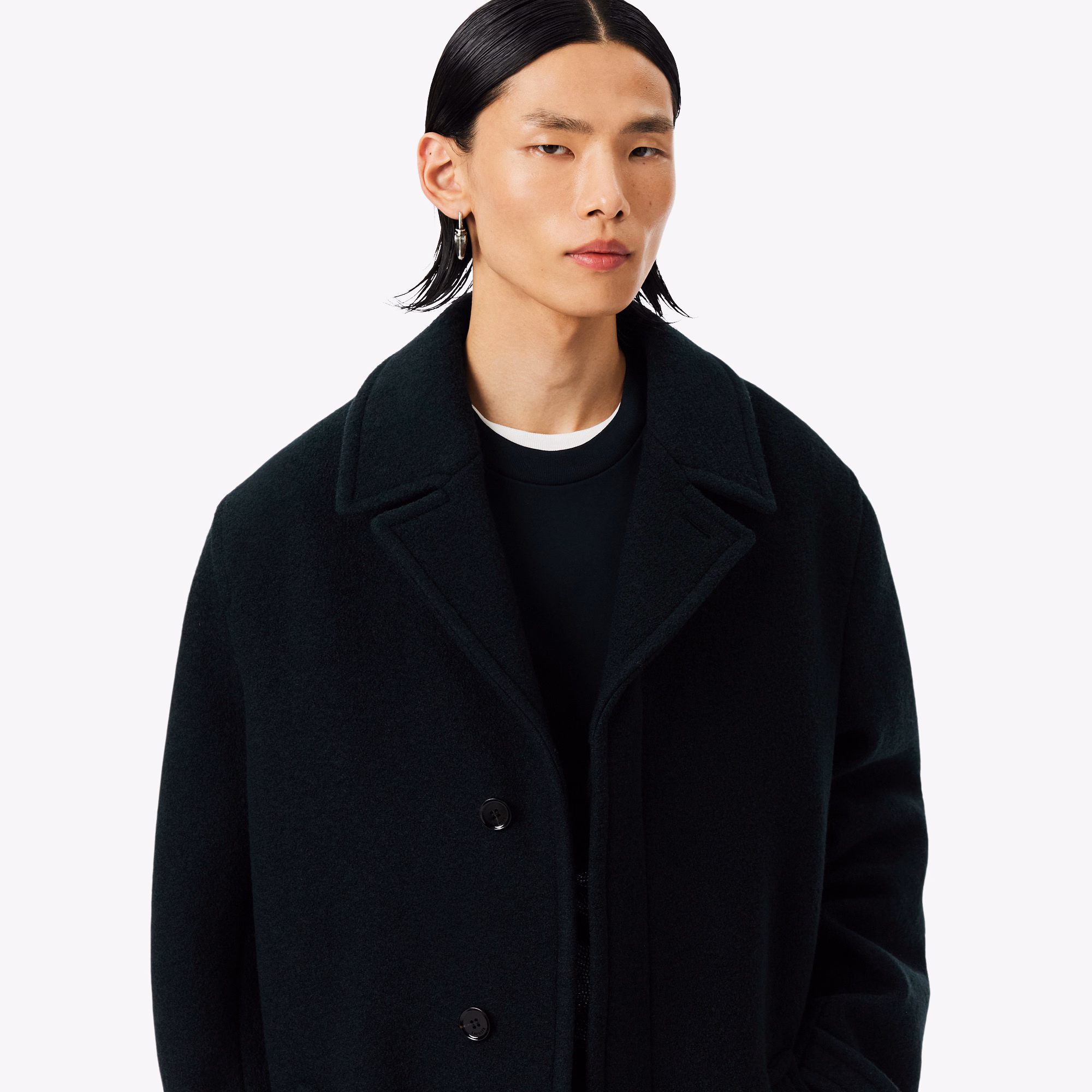 Runway Boiled Wool Coat