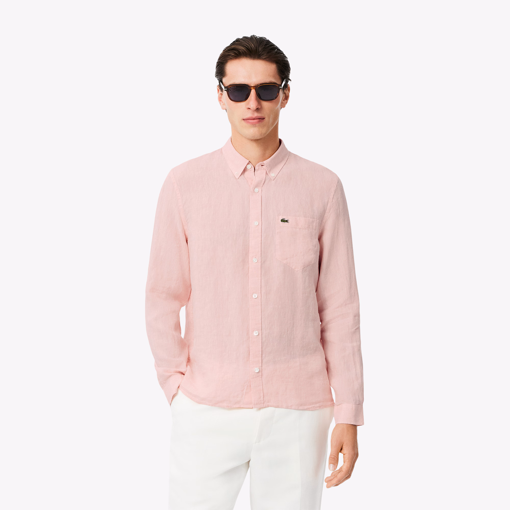 Men's Regular Fit Linen Shirt