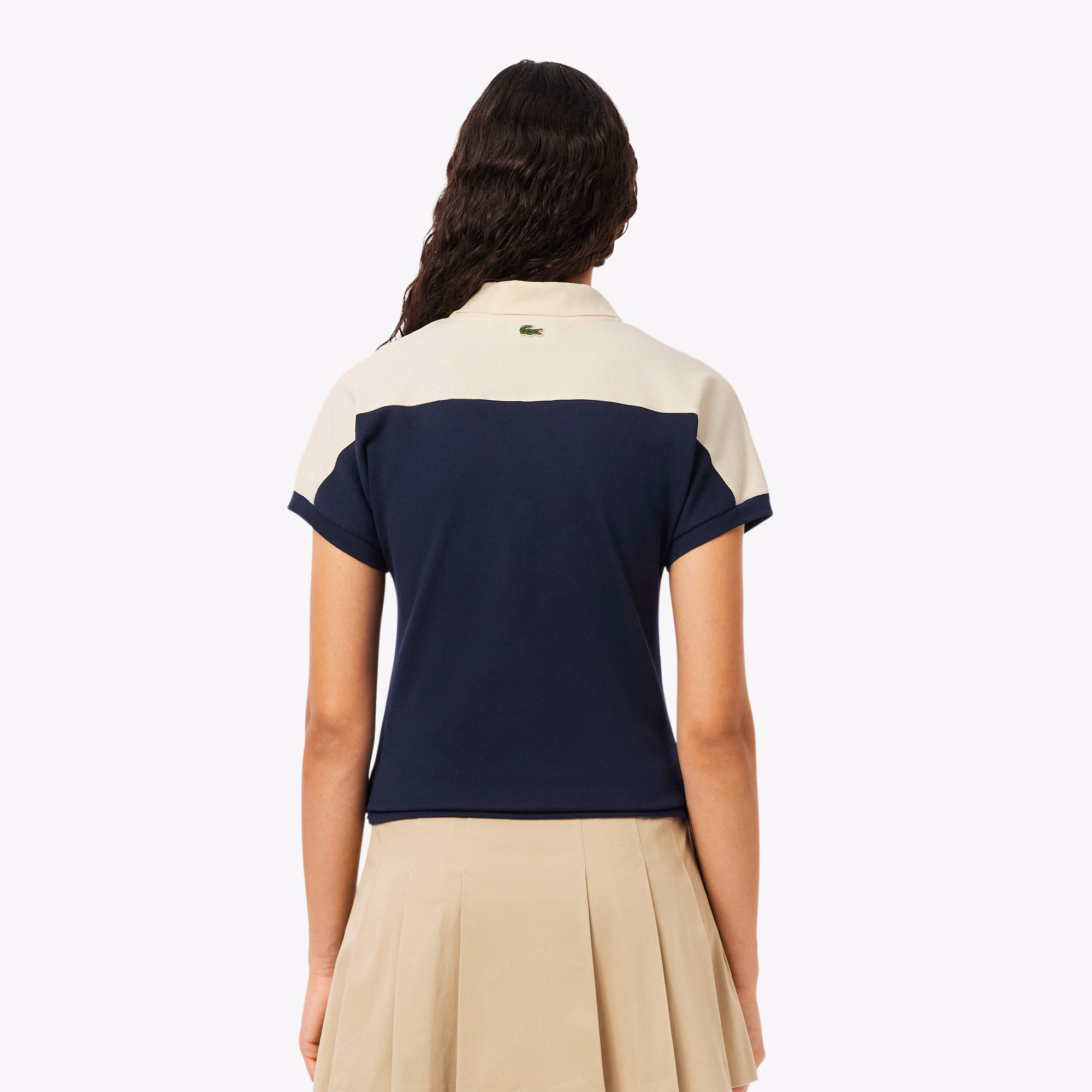 Women's Made In France Slim Fit Striped Polo