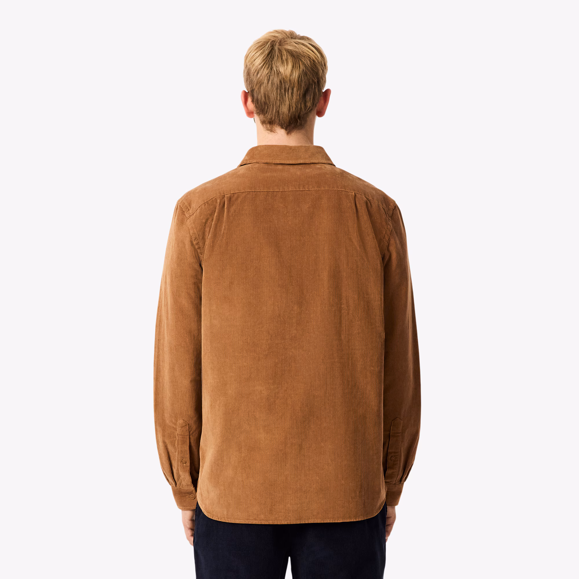 Men's Regular Fit Velour Shirt