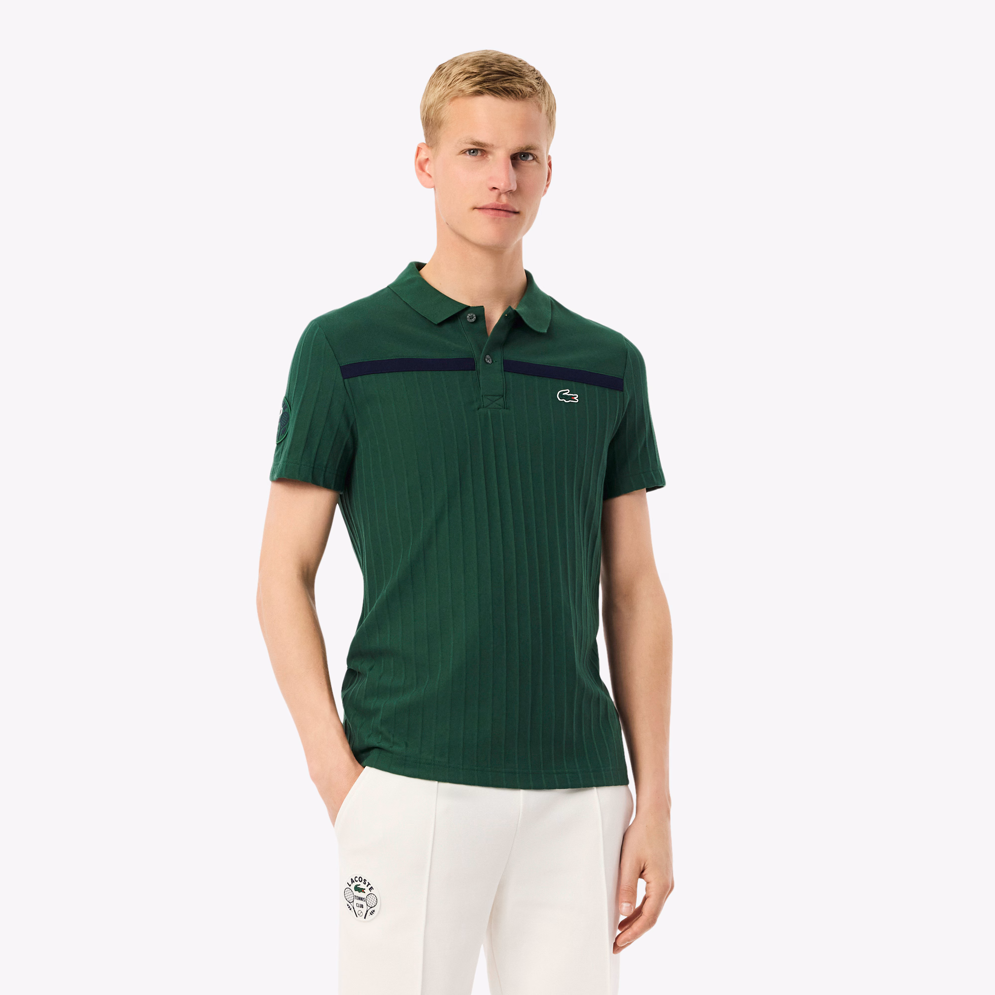 Men's Ultra Dry Badge Accent Tennis Heritage Polo