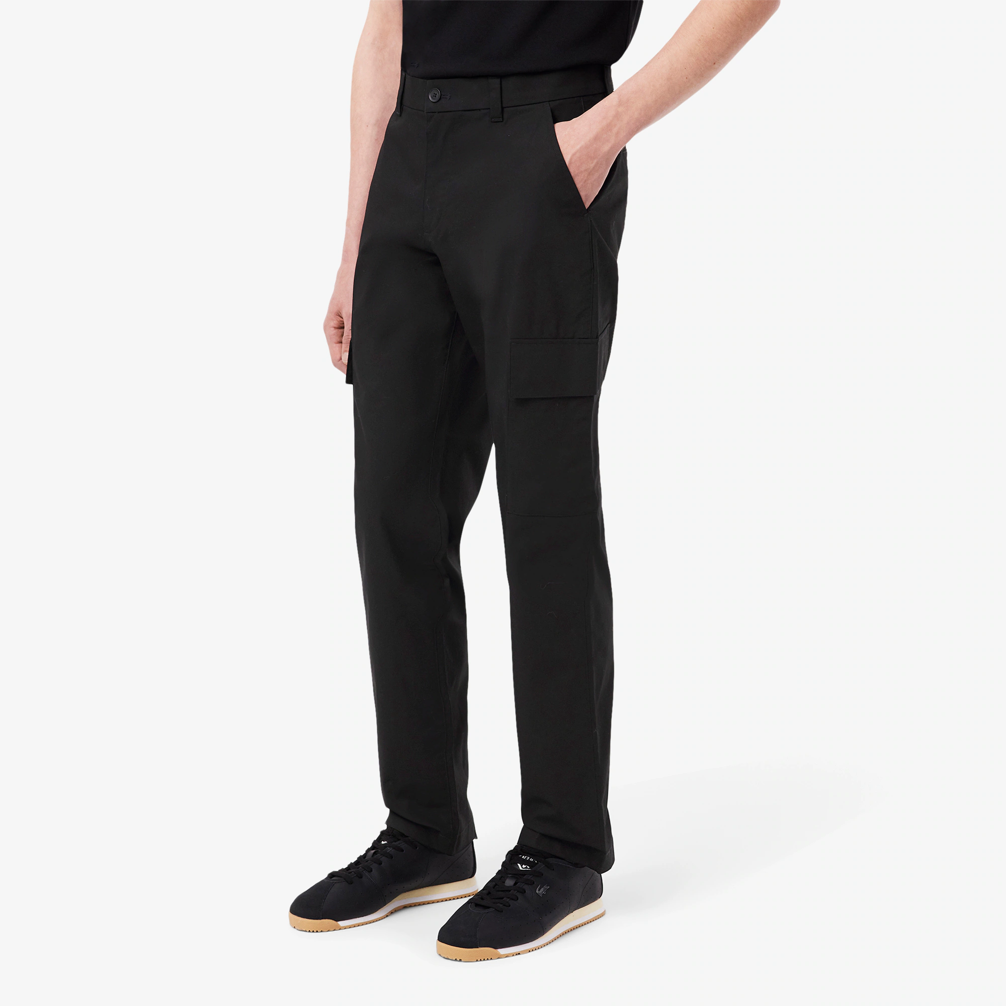 Men's Regular Fit Lightweight Cotton Cargo Pants