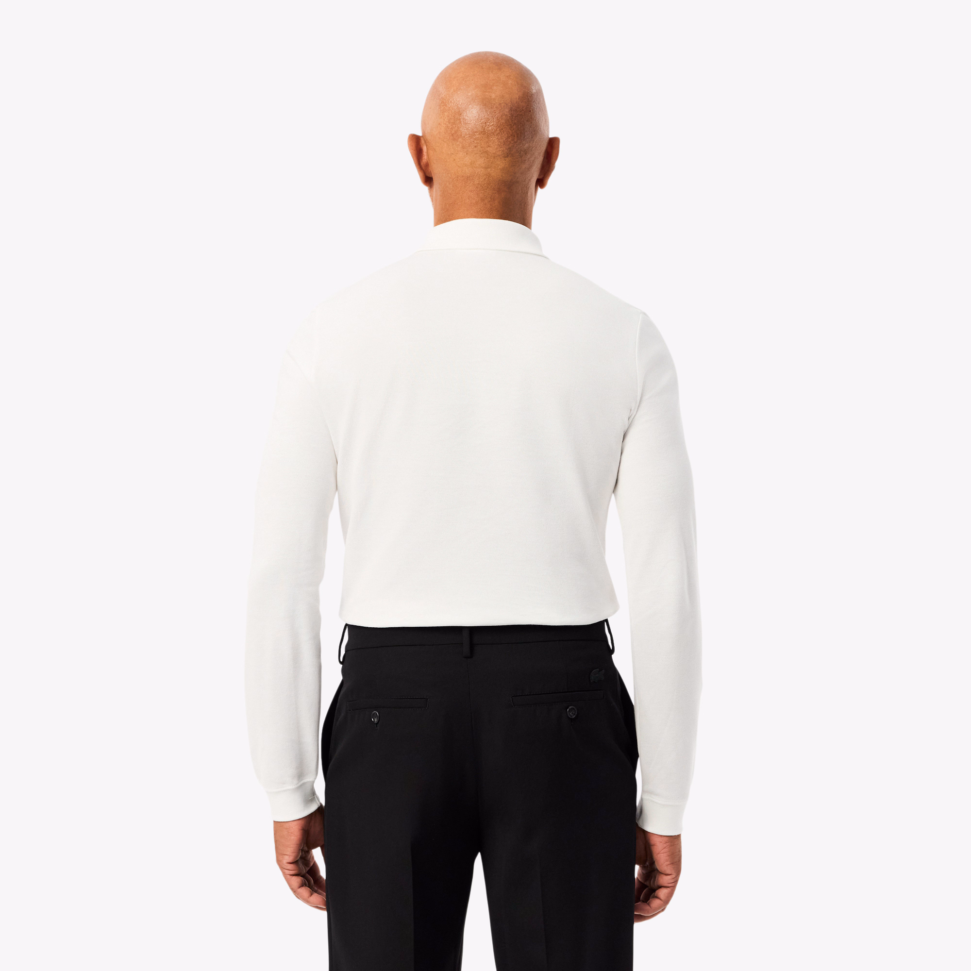 Men's Slim Fit L.12.12 Long Sleeve Polo