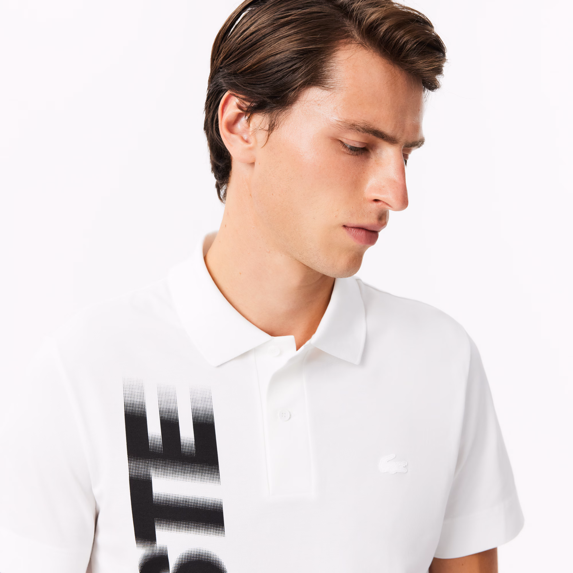 Men's Regular Fit Lacoste Movement Printed Polo