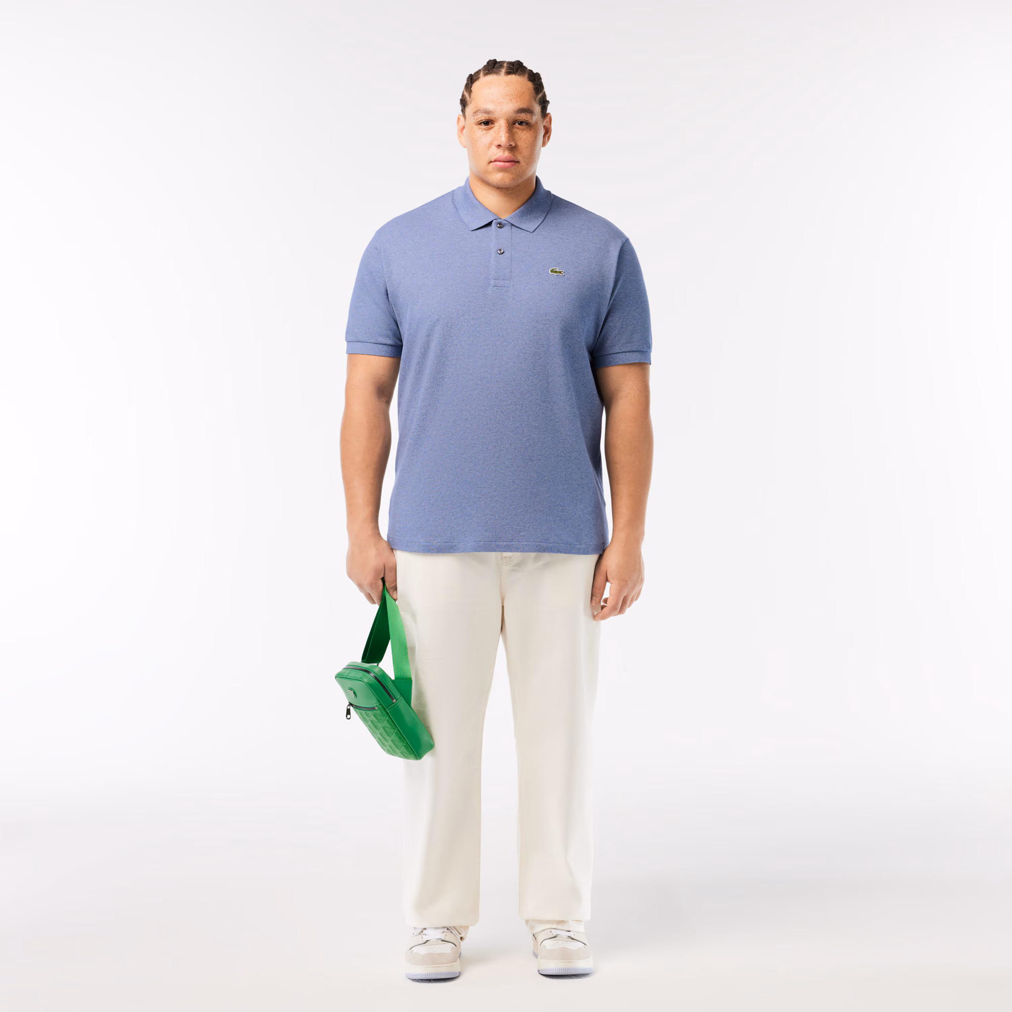 Men's Classic Fit L.12.12 Heathered Polo