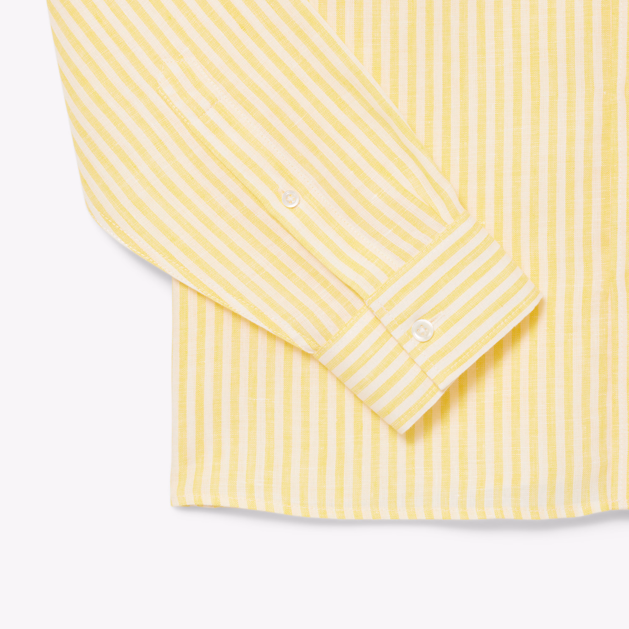 Men's Regular Fit Striped Linen Shirt