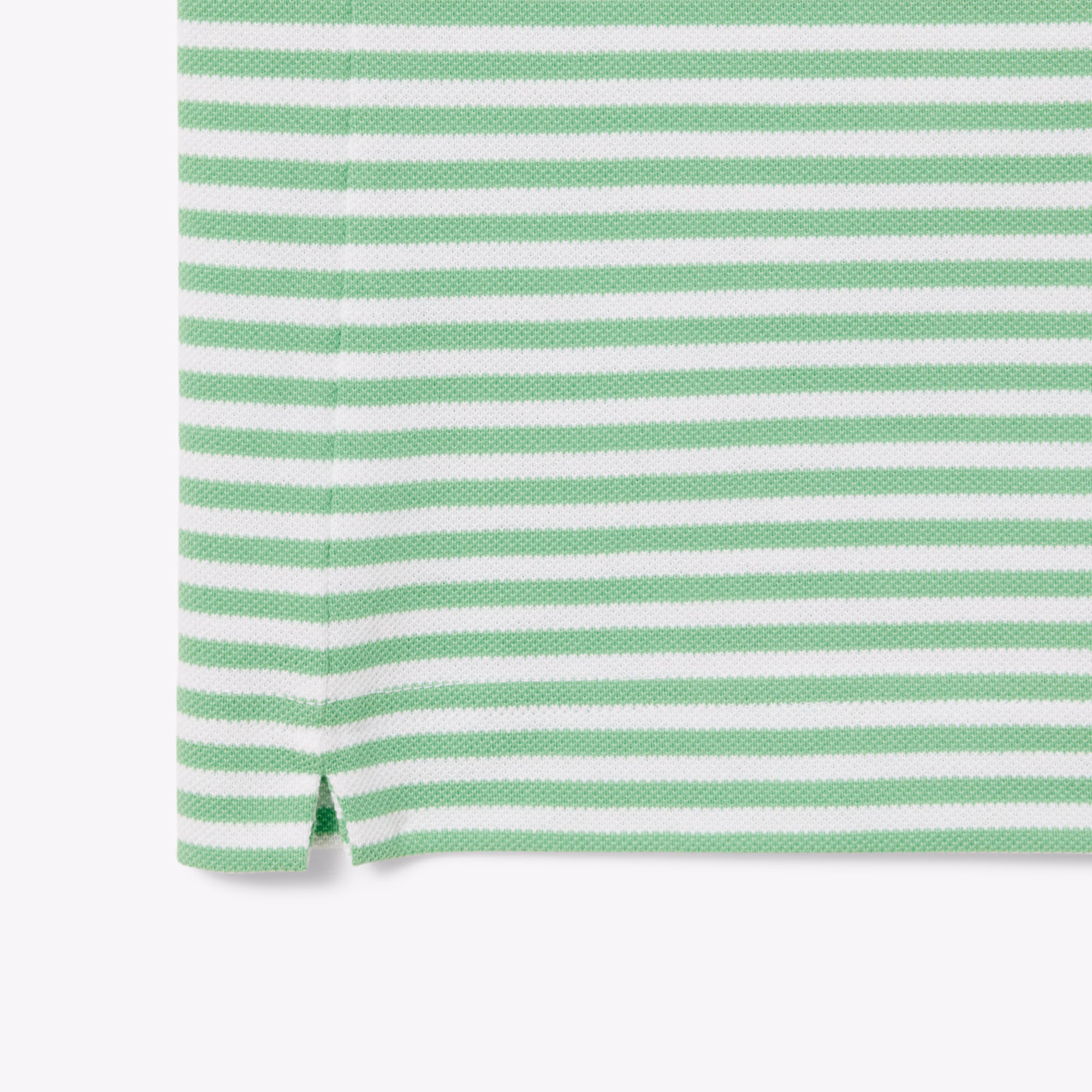 Men's Classic Fit L.12.12 Striped Petit Piqué Polo