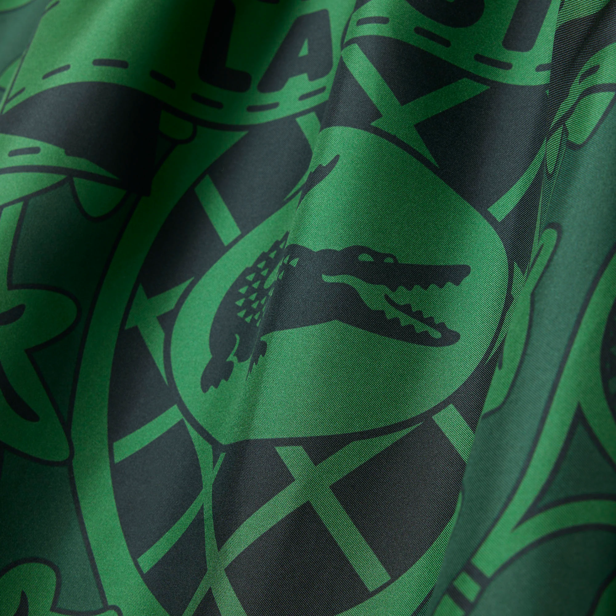 Runway Print Silk Square