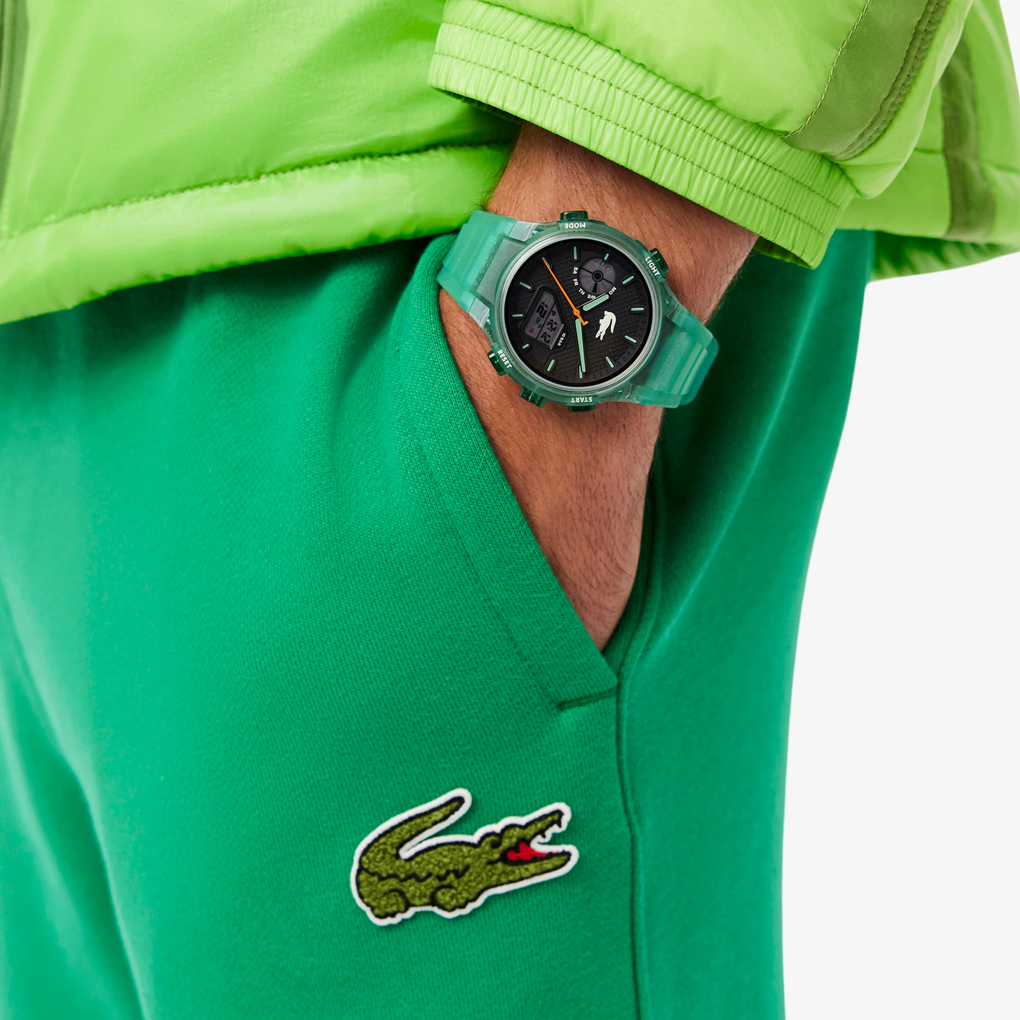 LC33 Analog and Digital Silicone Watch