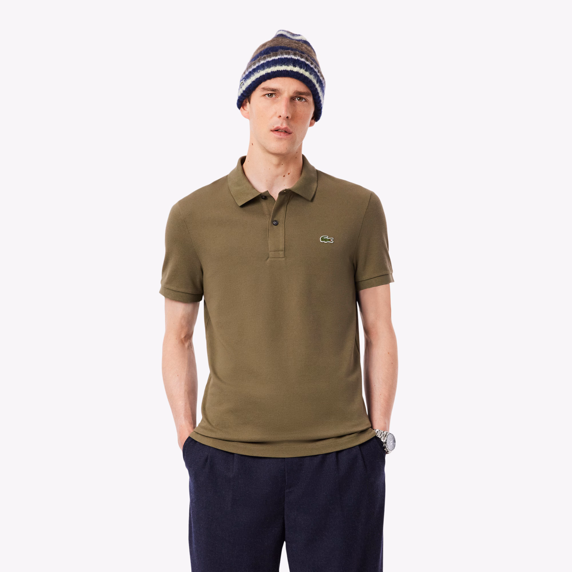 Men's Slim Fit L.12.12 Piqué Polo