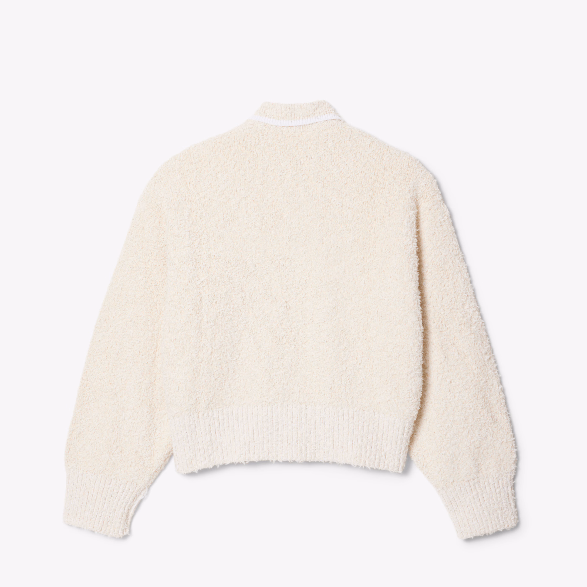 Men's Runway Bouclé Knit Polo