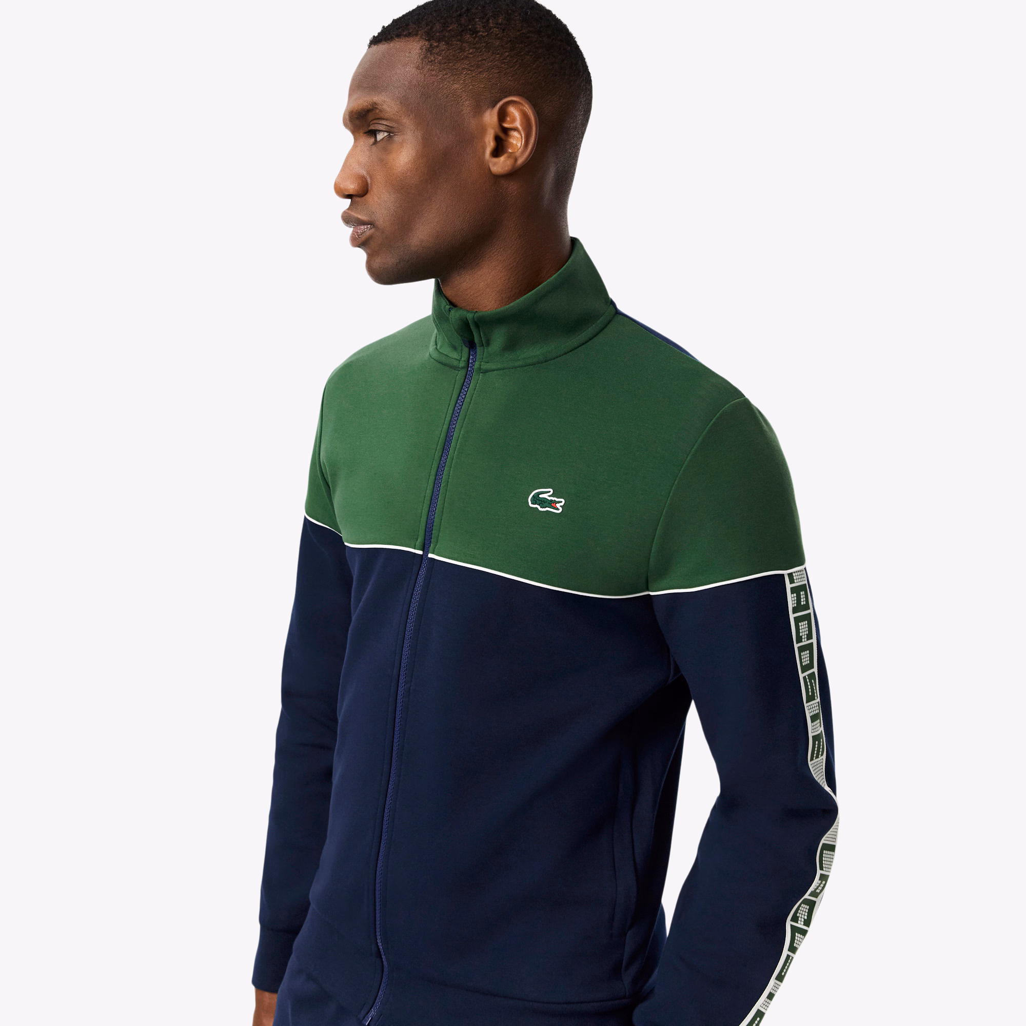 Men's Tennis Zip-Up Colorblock Sweatshirt