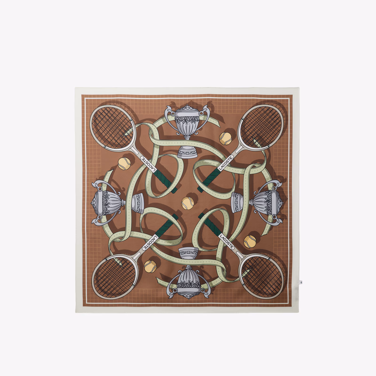 Runway Print Silk Square