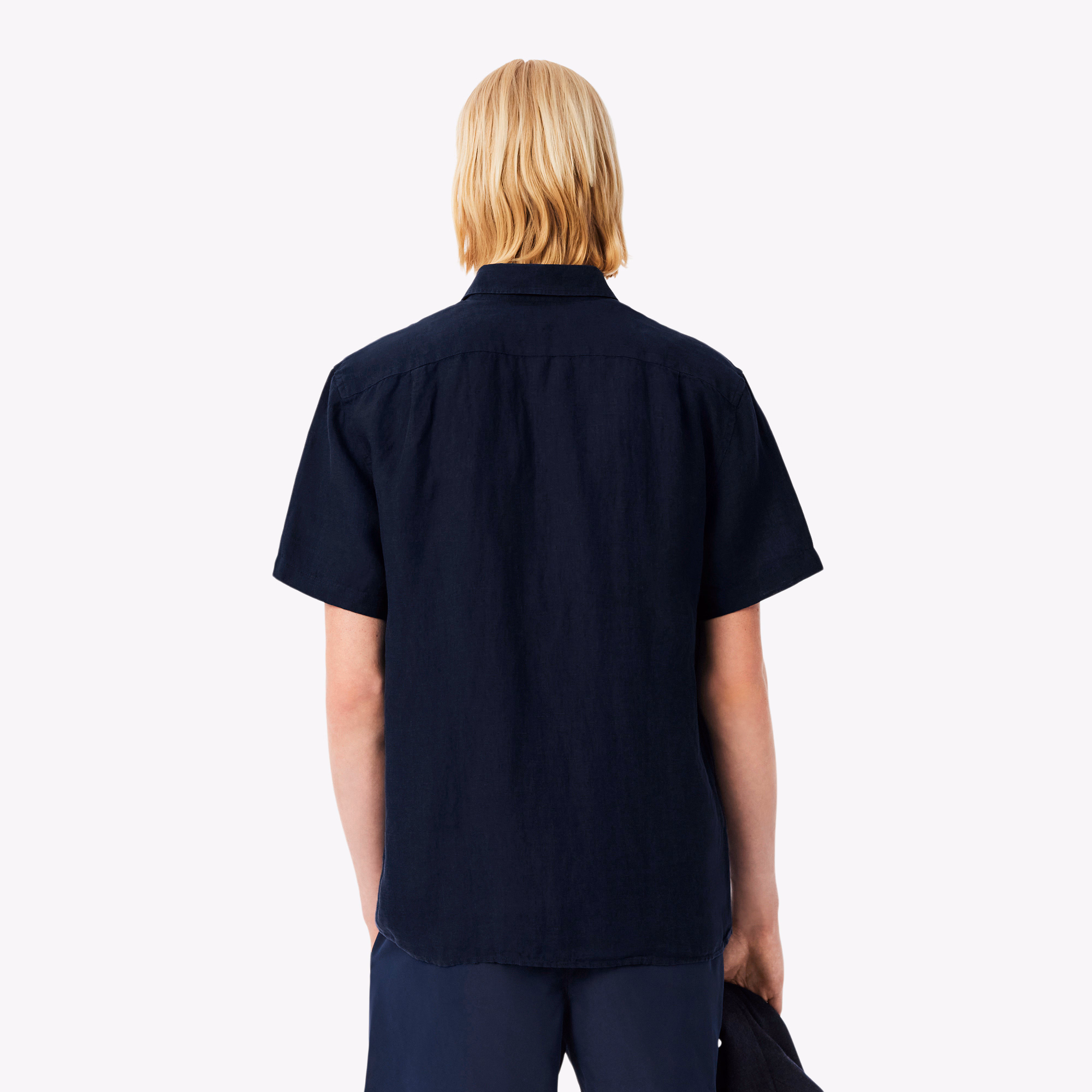 Men's Short Sleeve Linen Shirt