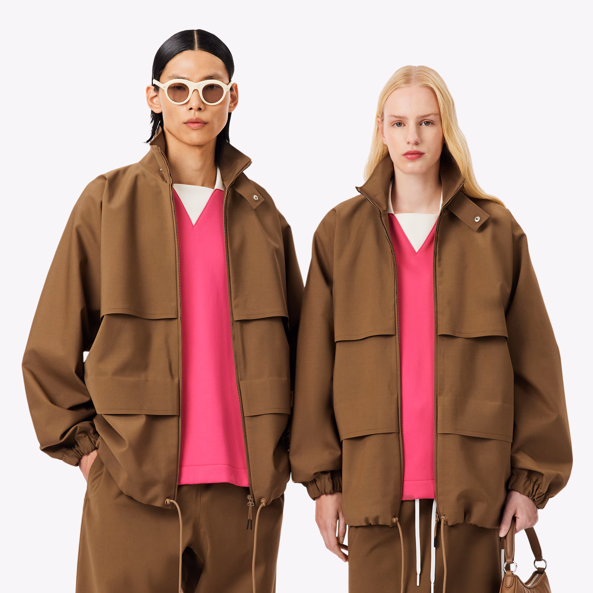 Runway Wool Blend Track Jacket