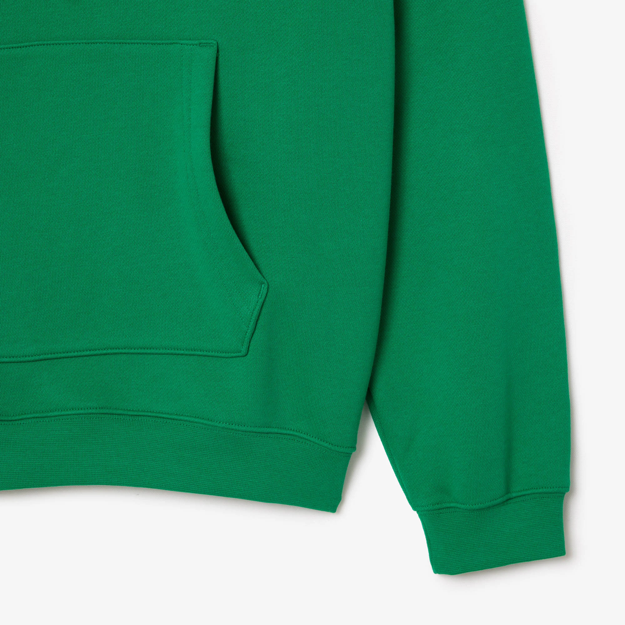 Unisex Loose Fit Badge Accent Hoodie