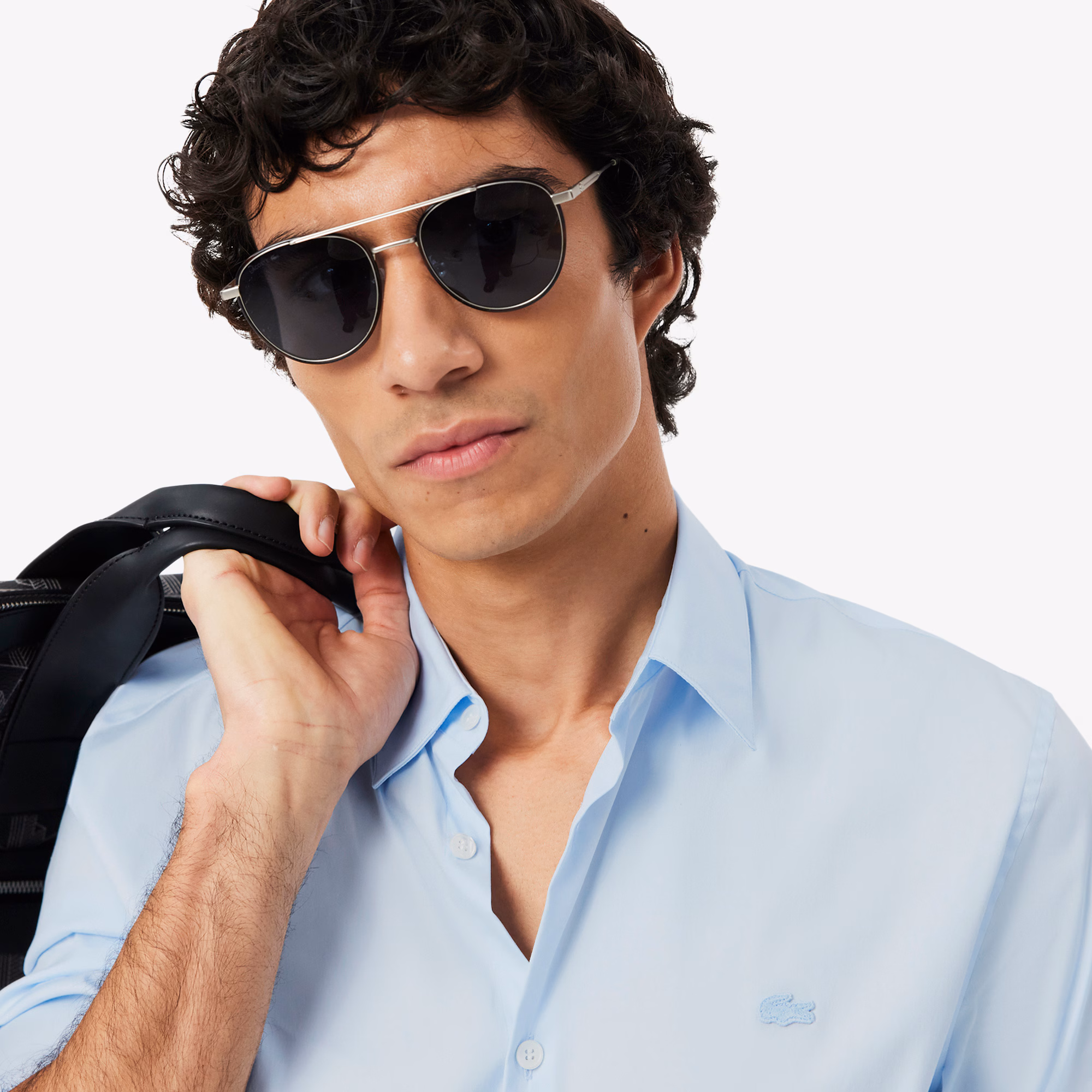 Men's Slim Fit Stretch Button Down Shirt