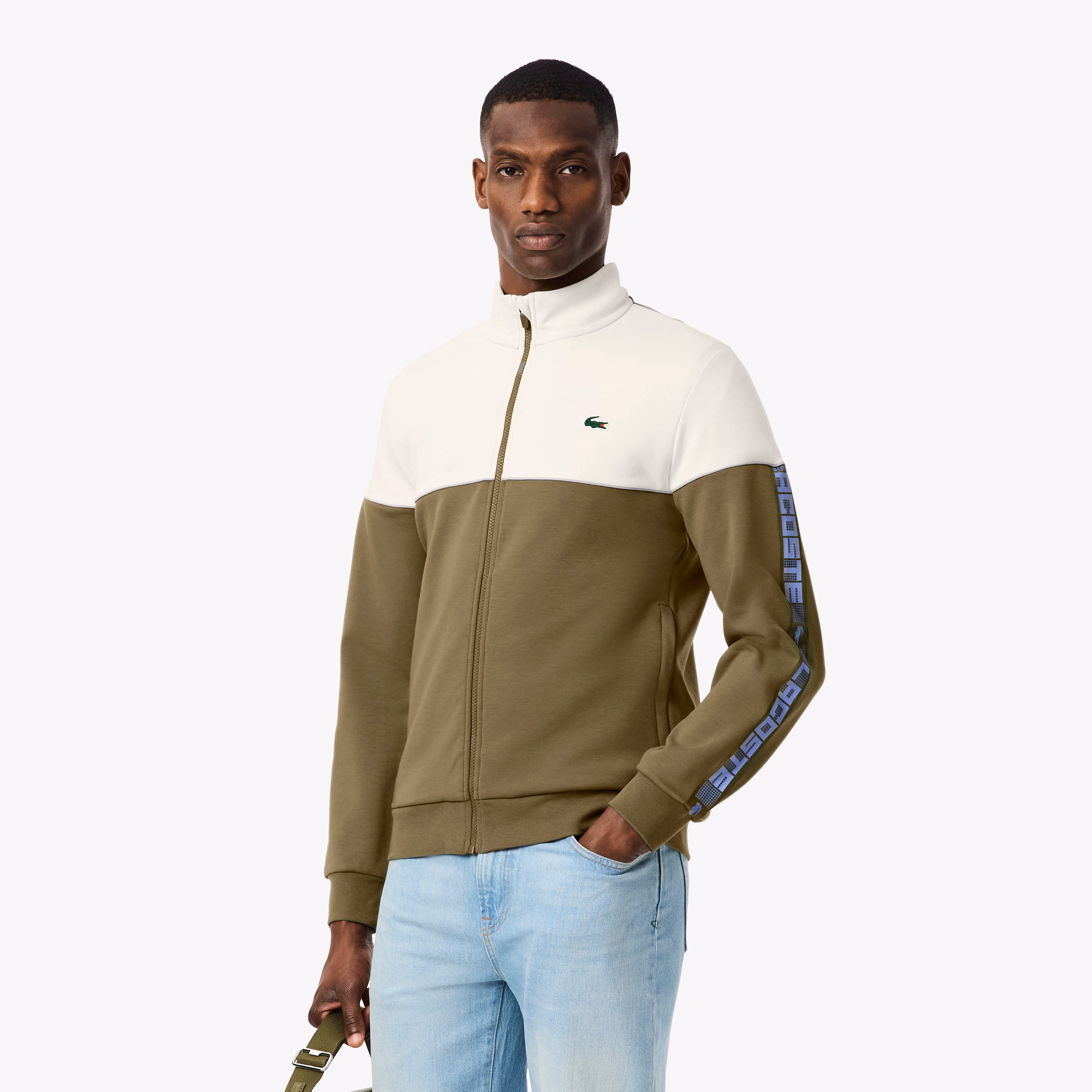 Men's Tennis Zip-Up Colorblock Sweatshirt