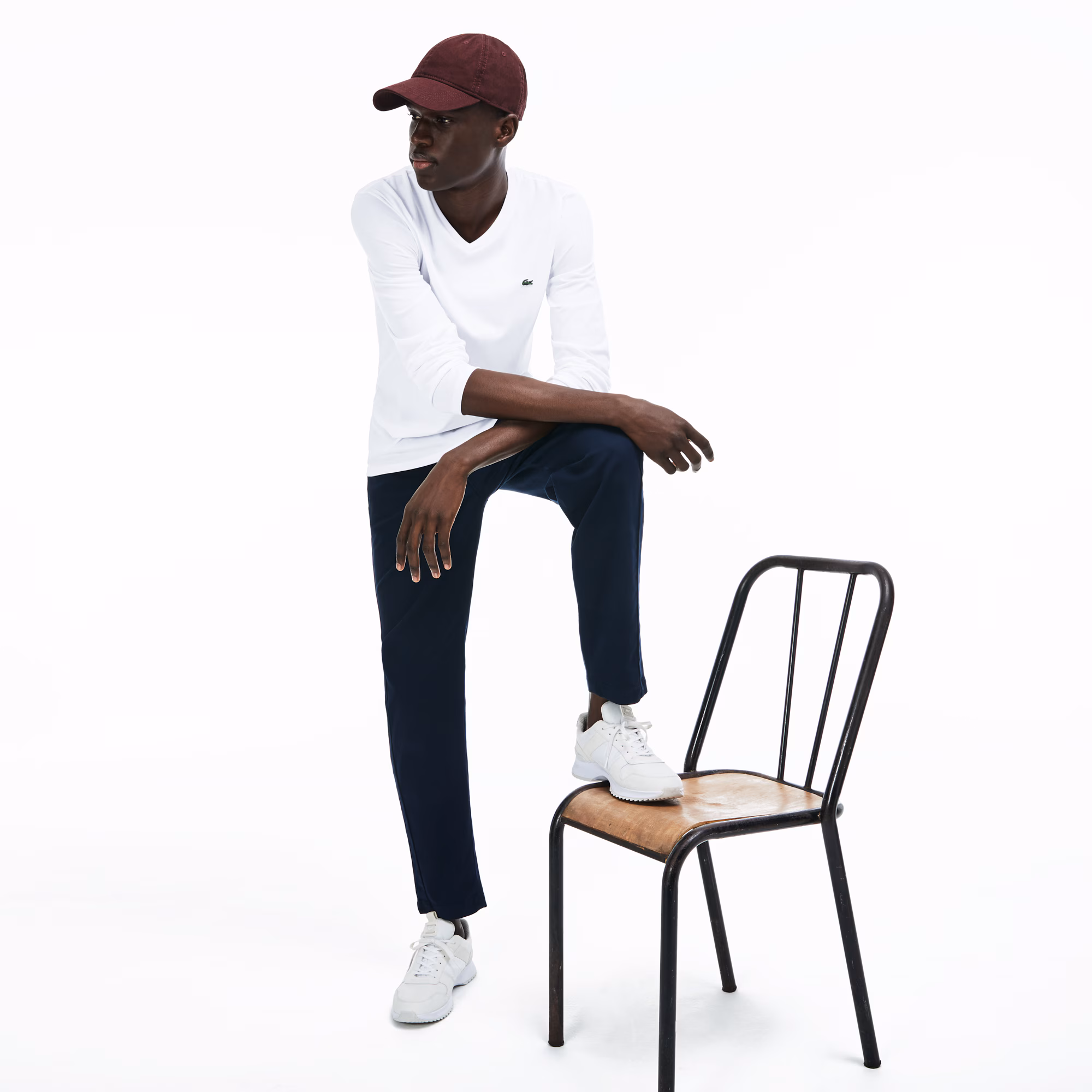 Men's Lightweight Pima Cotton V-Neck T-Shirt