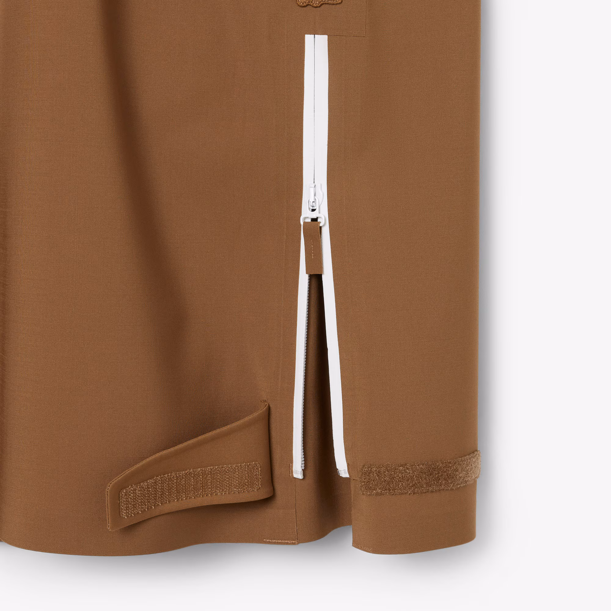 Runway Wool Blend Cargo Skirt