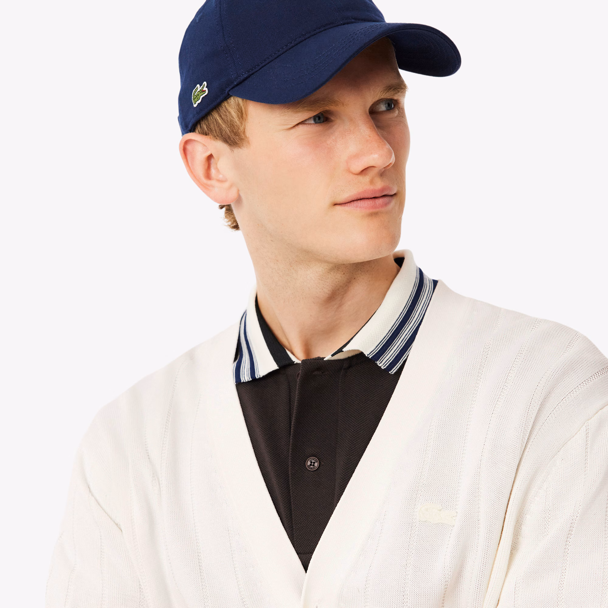 Men's Fluid Rib Knit Cardigan